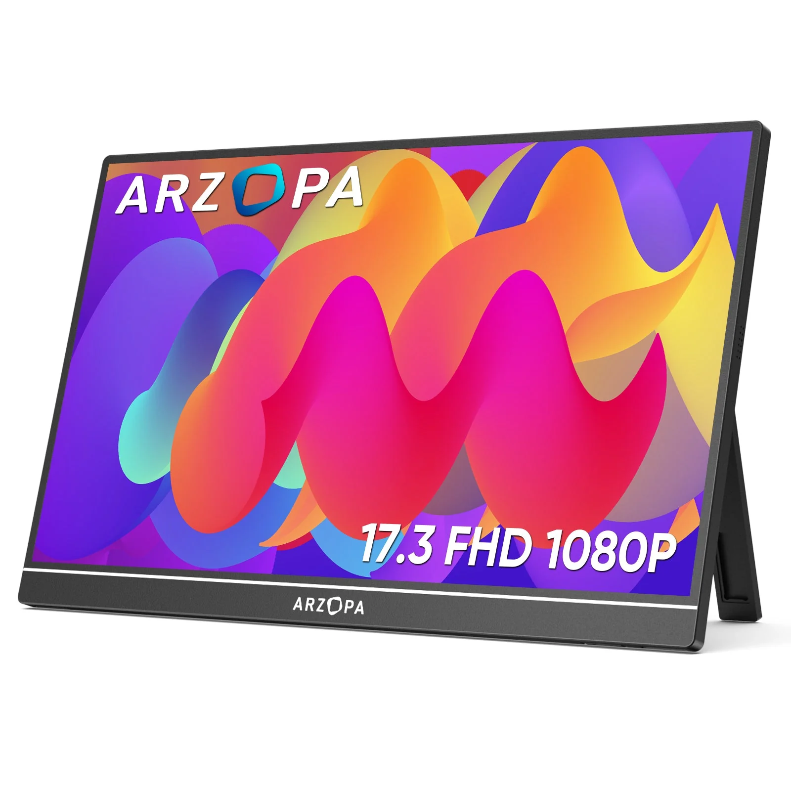 Arzopa A1M 17.3'' Ultrafino Monitor Portátil - 1080P FHD, IPS Tela Extendida