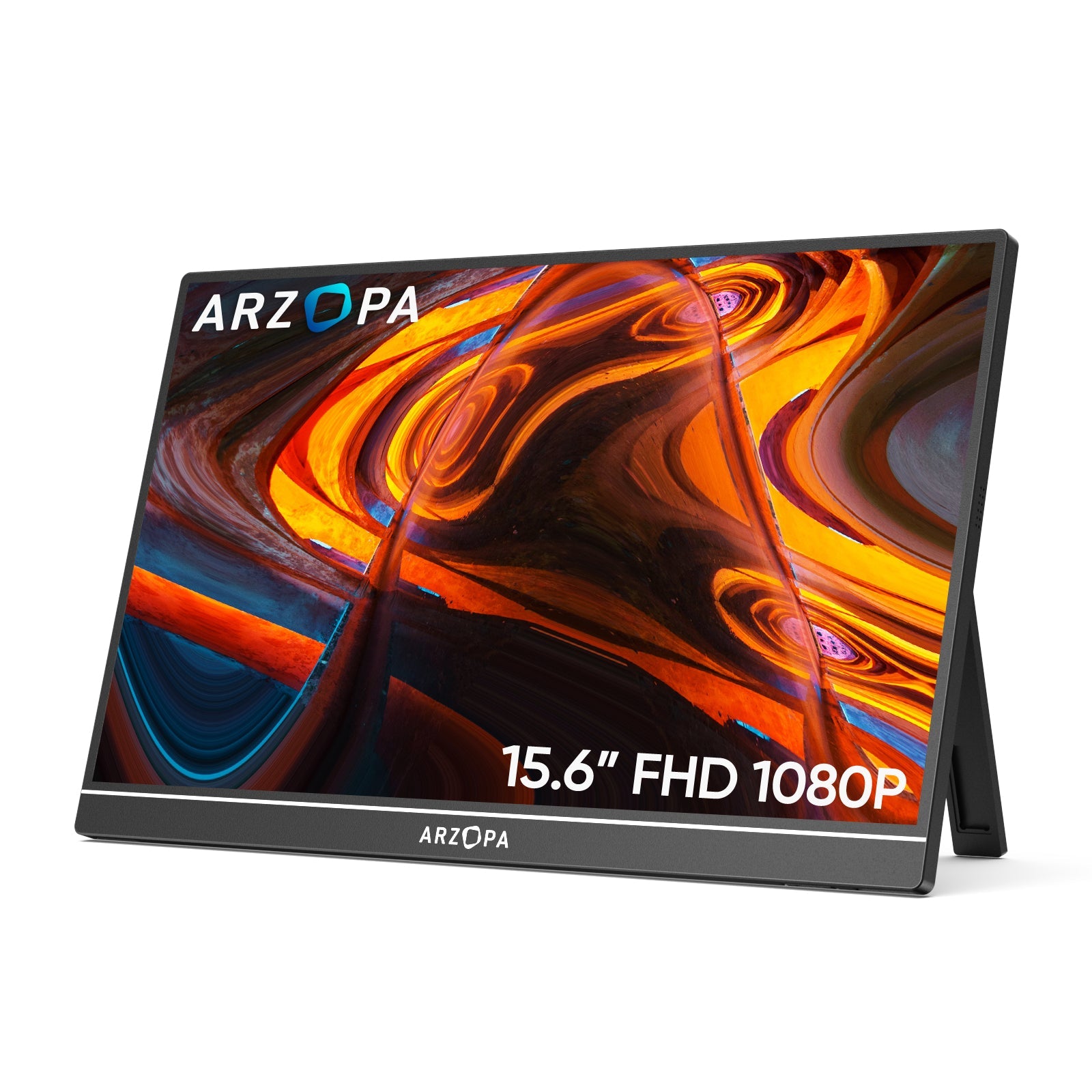 Arzopa A1 Monitor Portátil Trabalho | 15.6” FHD, 1080P, IPS, 60Hz, Mini-HDMI/USB-C