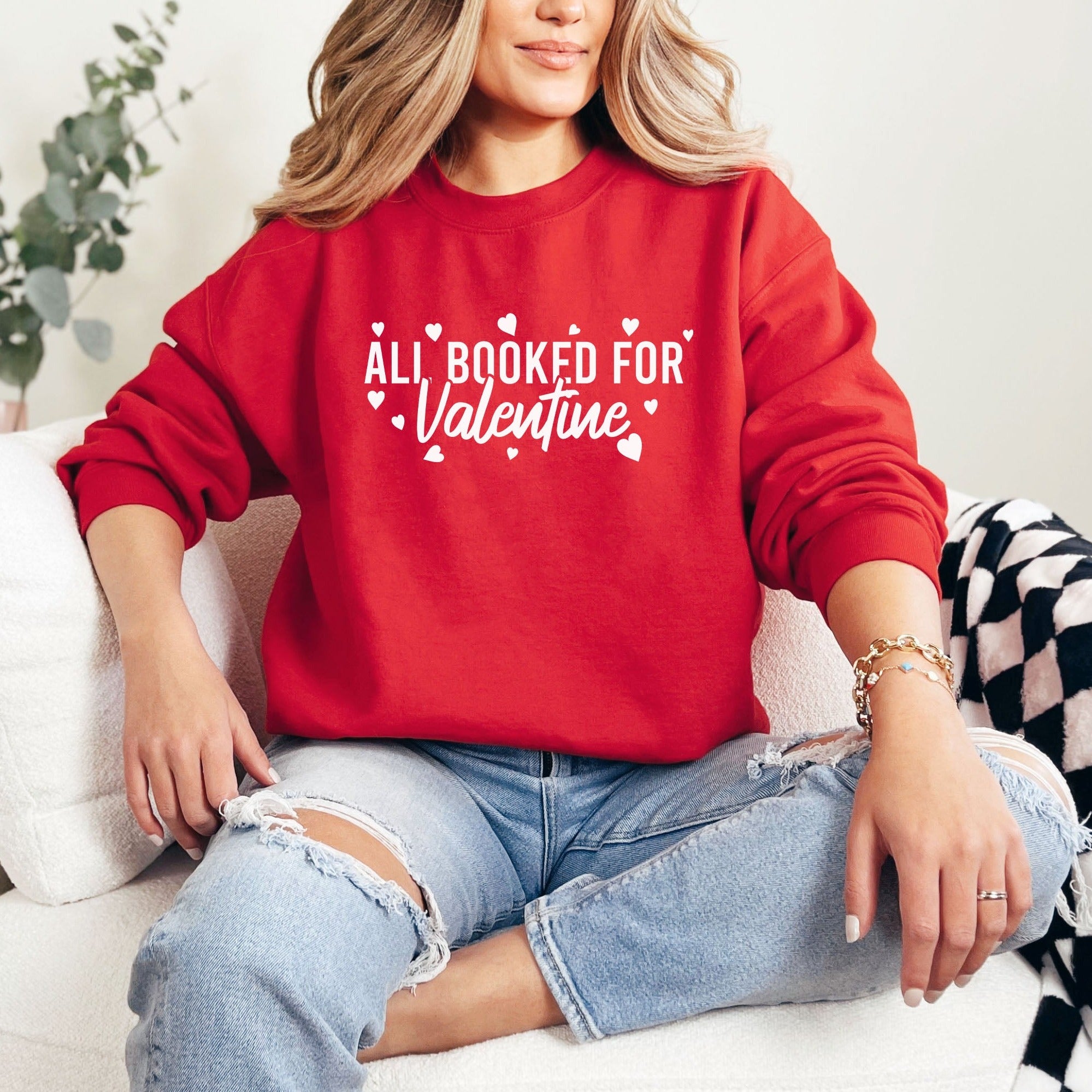 All Booked For Valentine Sweatshirt