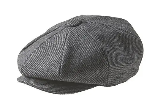 Peaky Blinders Cap Pinstripe grey