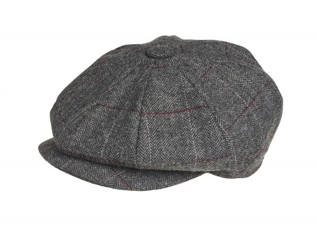 Peaky Blinders Hat Grey/redline