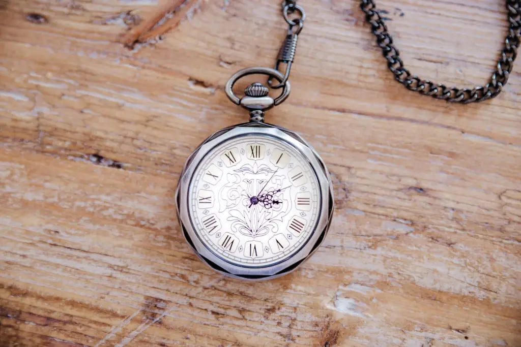 Steel pocket watch arthur