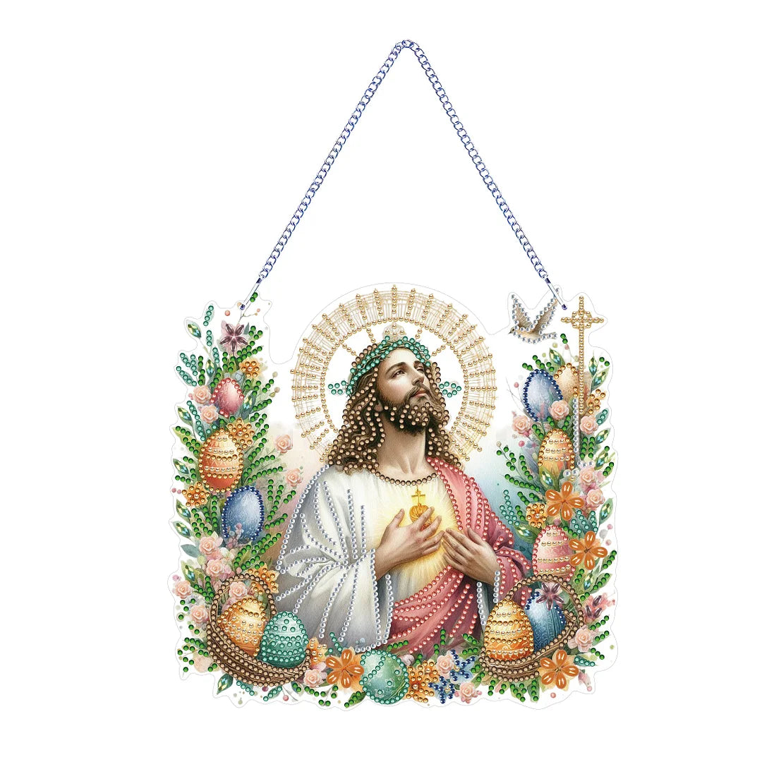 DIY Jesus Ornaments Hanging Kit