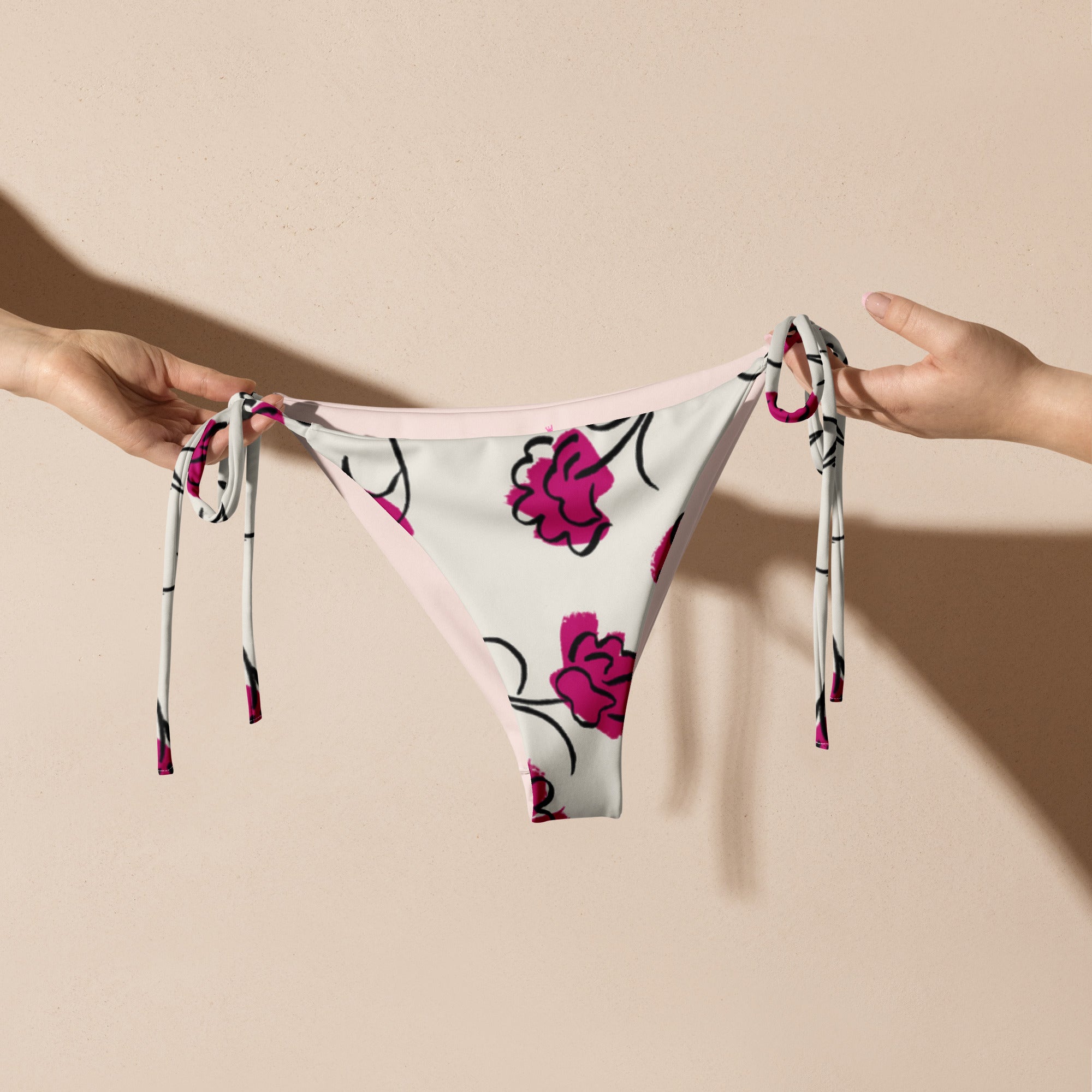 Elegance Petal Rose Bikini Bottom