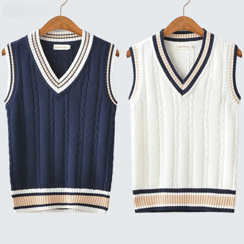 Wool V-Neck Vest
