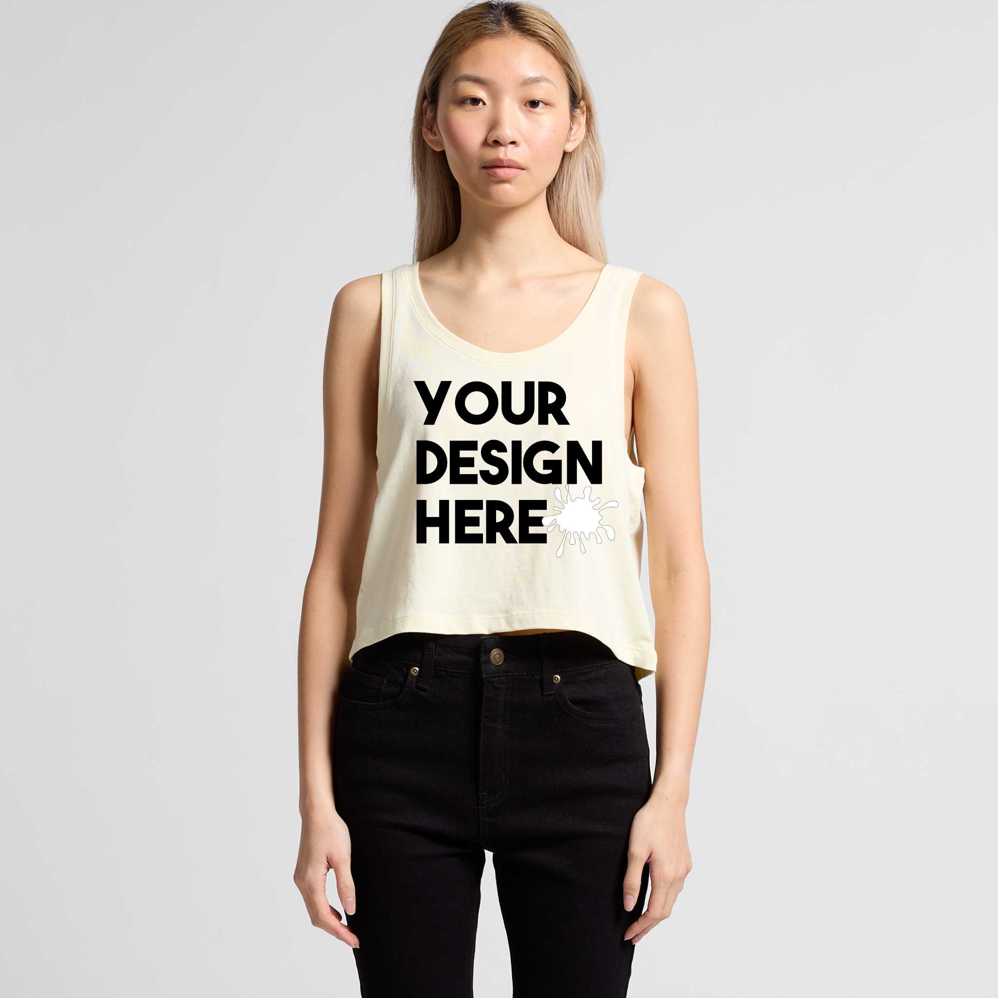 WOMENS CROPPED TANK TOP