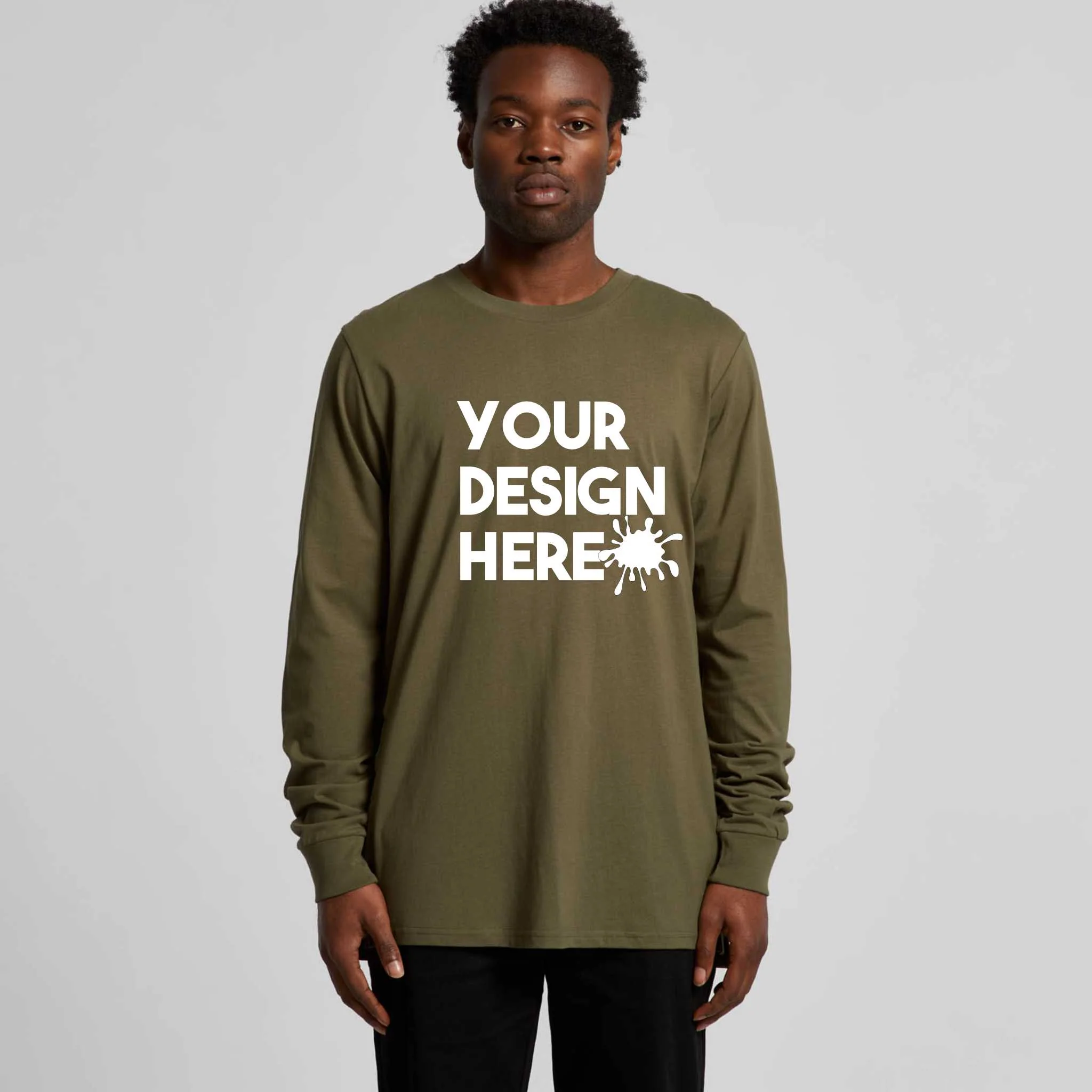 MENS LONG SLEEVE T SHIRT