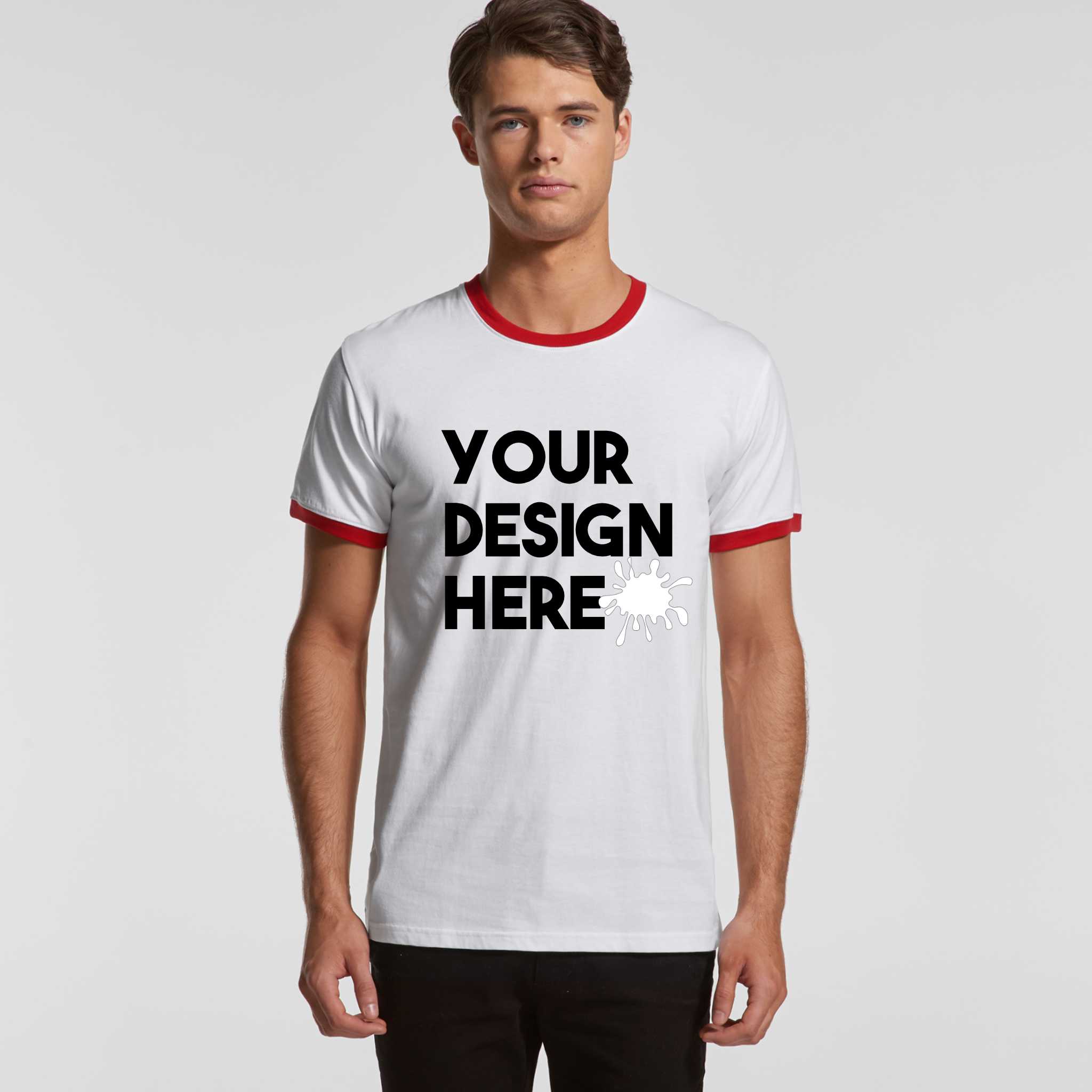 MENS RINGER TEE
