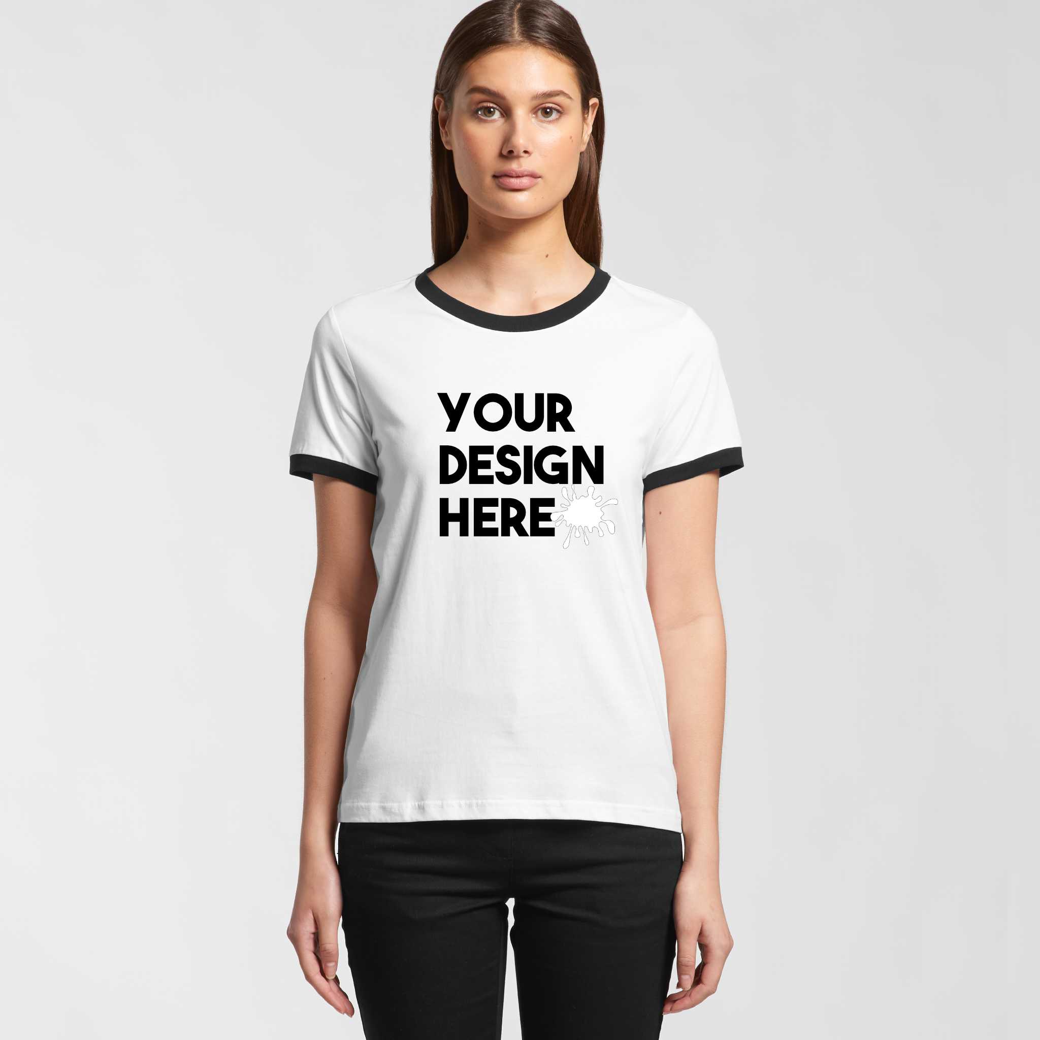 WOMENS RINGER TEE