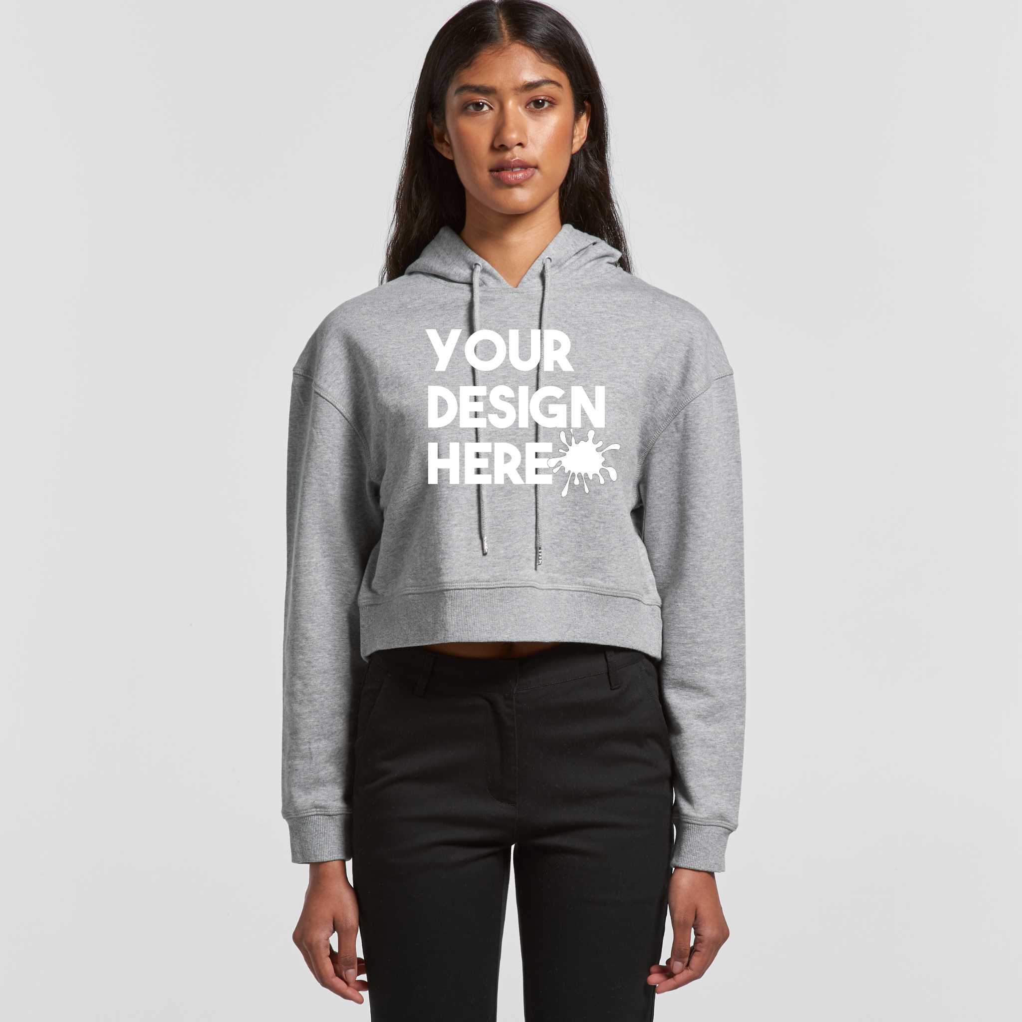 WOMENS CROPPED HOODIE