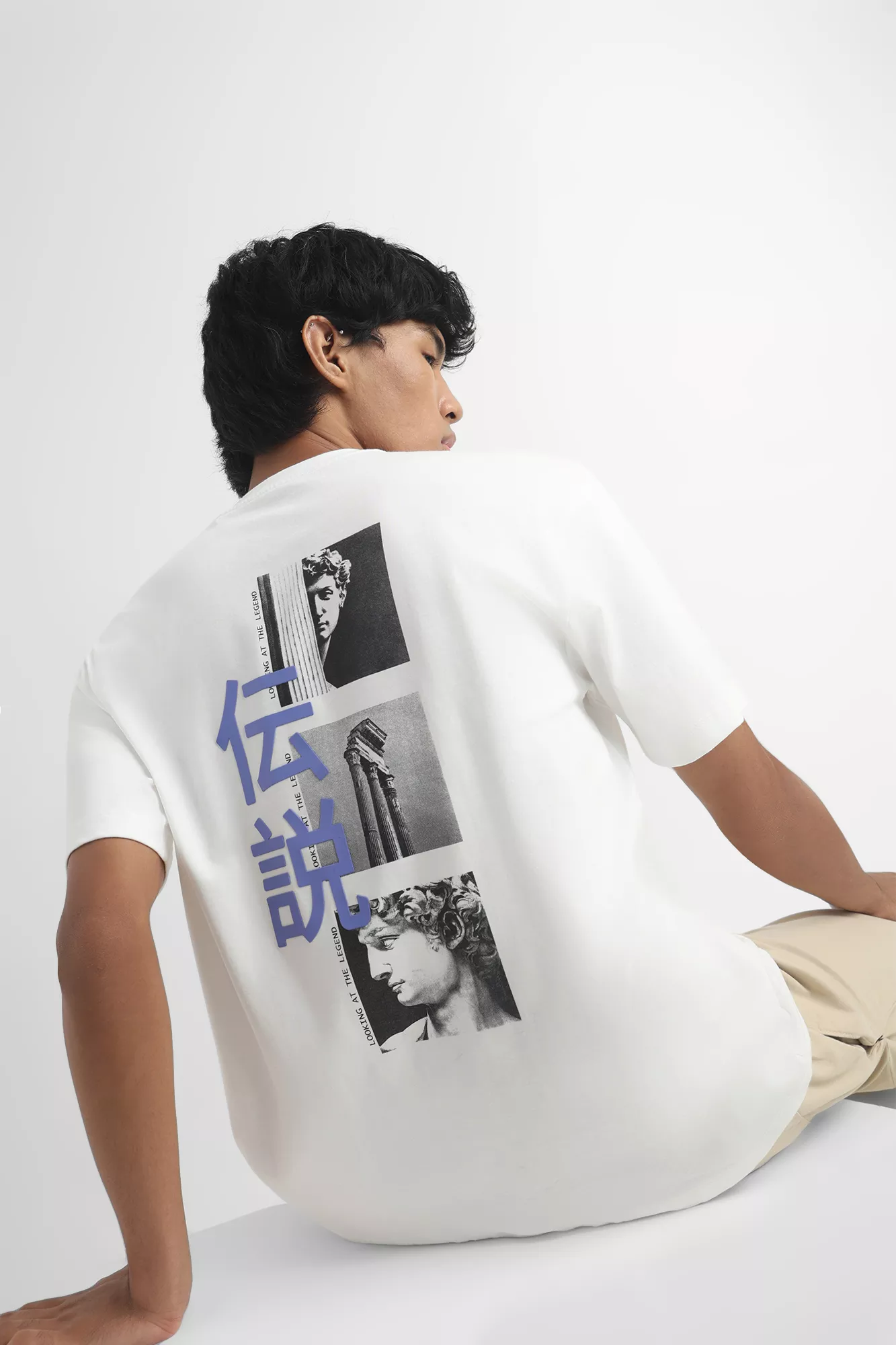 Bold Back Graphic Print Regular Fit Tee