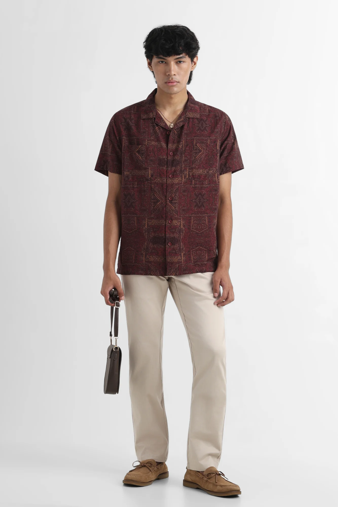 Short Sleeve Resort Collar Shirt