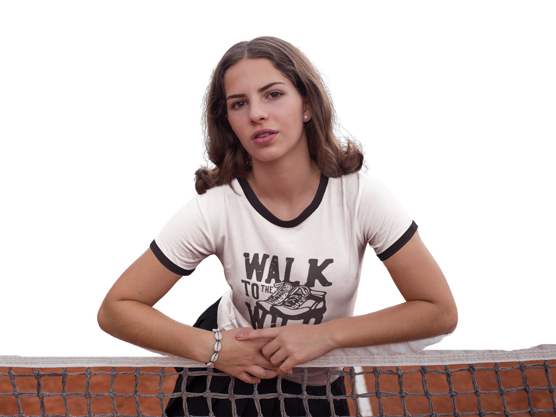 "Walk to the Wild Ringer Tee by YouWe Fashion: Sporty Style for Every Woman" (Copy)