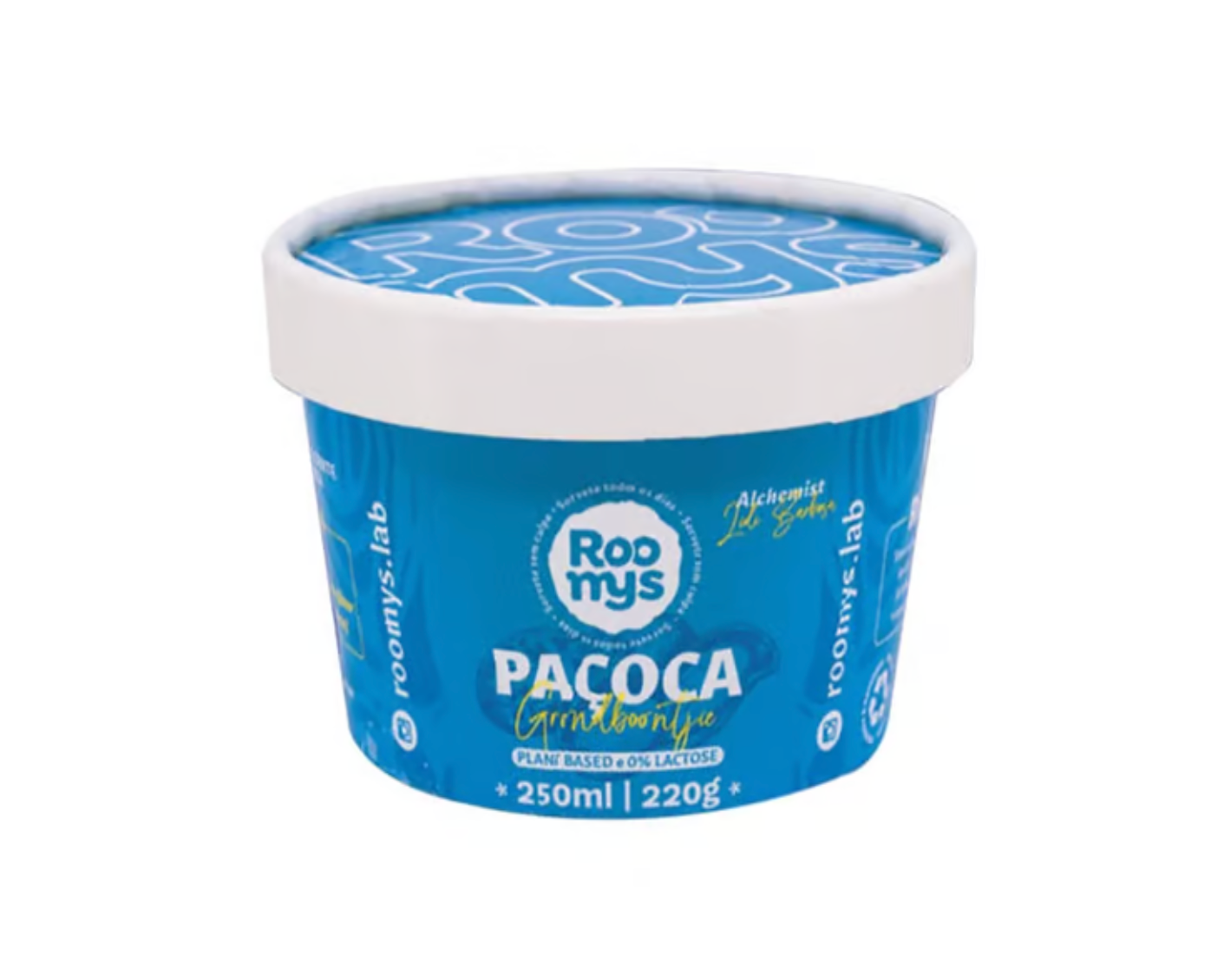 Sorvete Vegano Paçoca 100ml Roomys