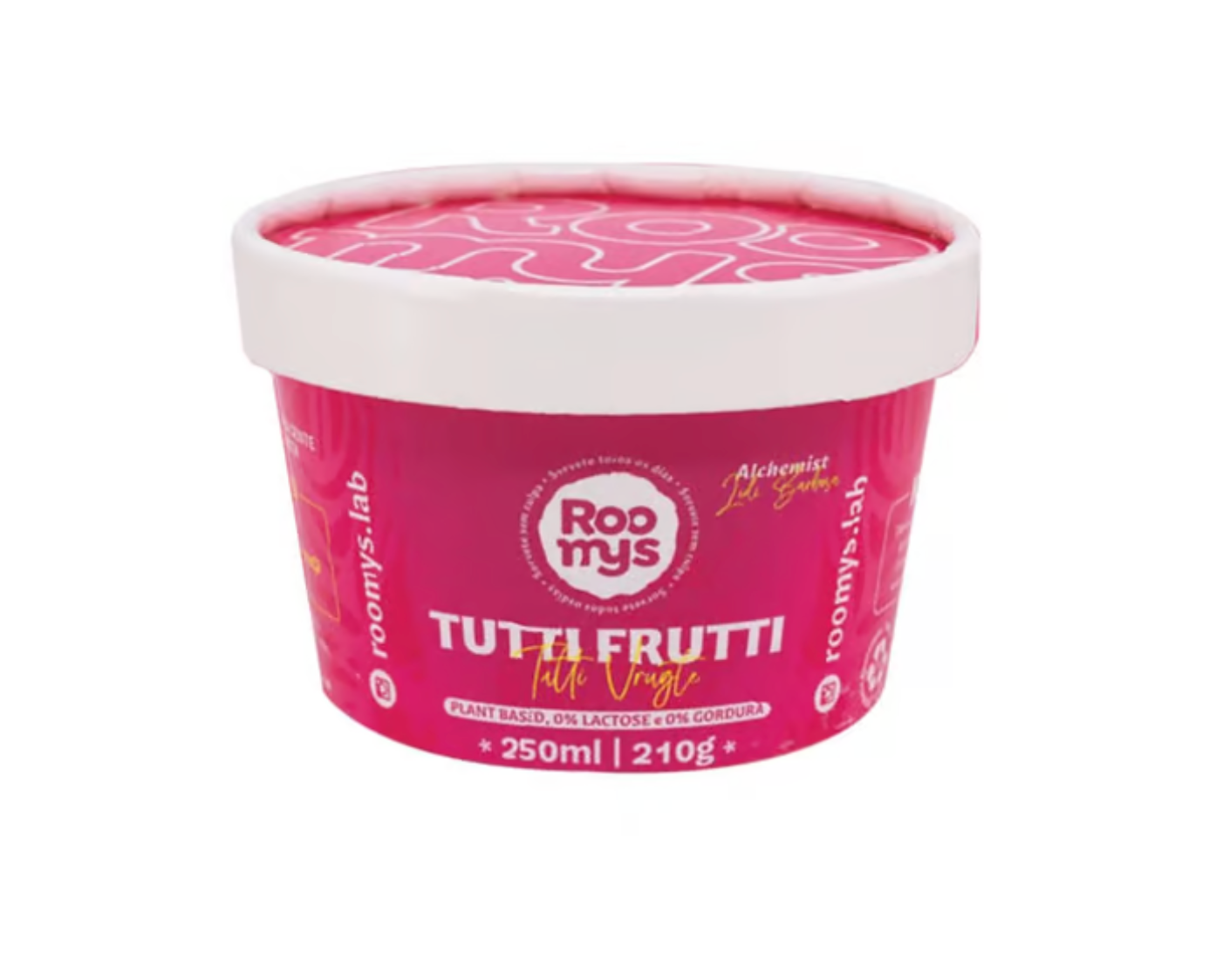 Sorvete Vegano Tutti Frutti 100ml Roomys