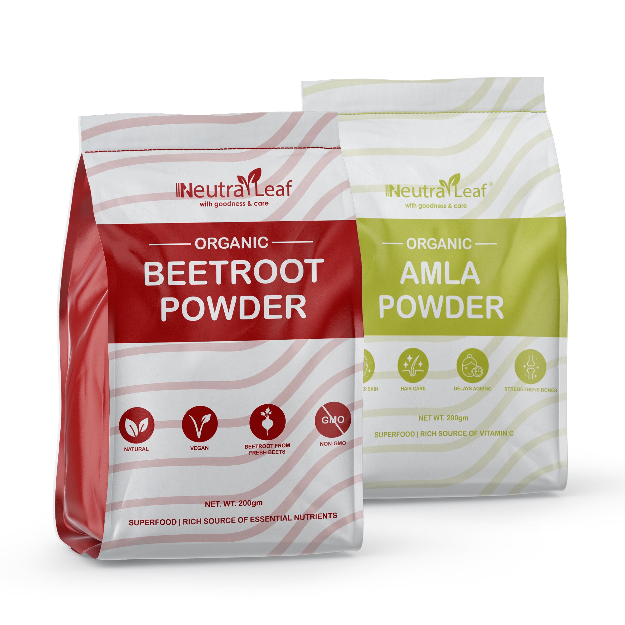 NeutraLeaf Daily Glow Bundle | Hair Enhances Muscle Strength| Boosts Energy | Blood Pressure Management