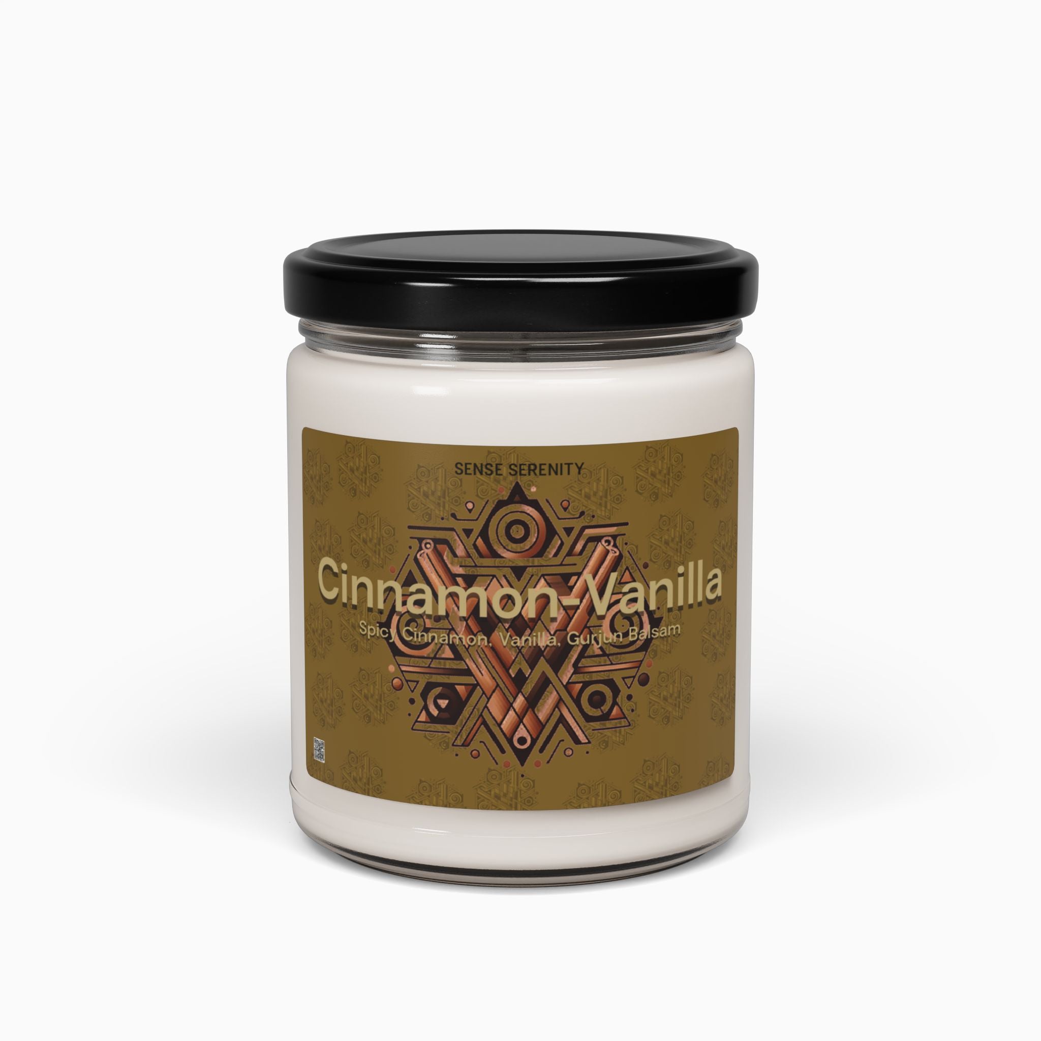 Cinnamon-Vanilla Scented Candle