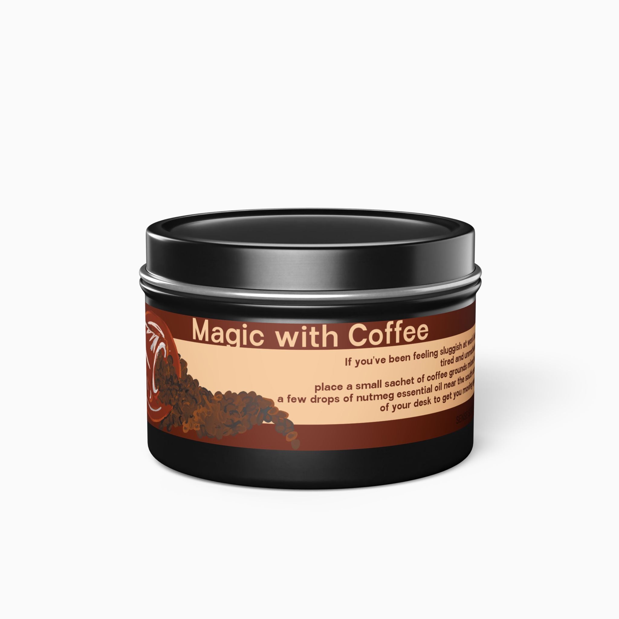 Fresh Coffee Scent Tin Candles