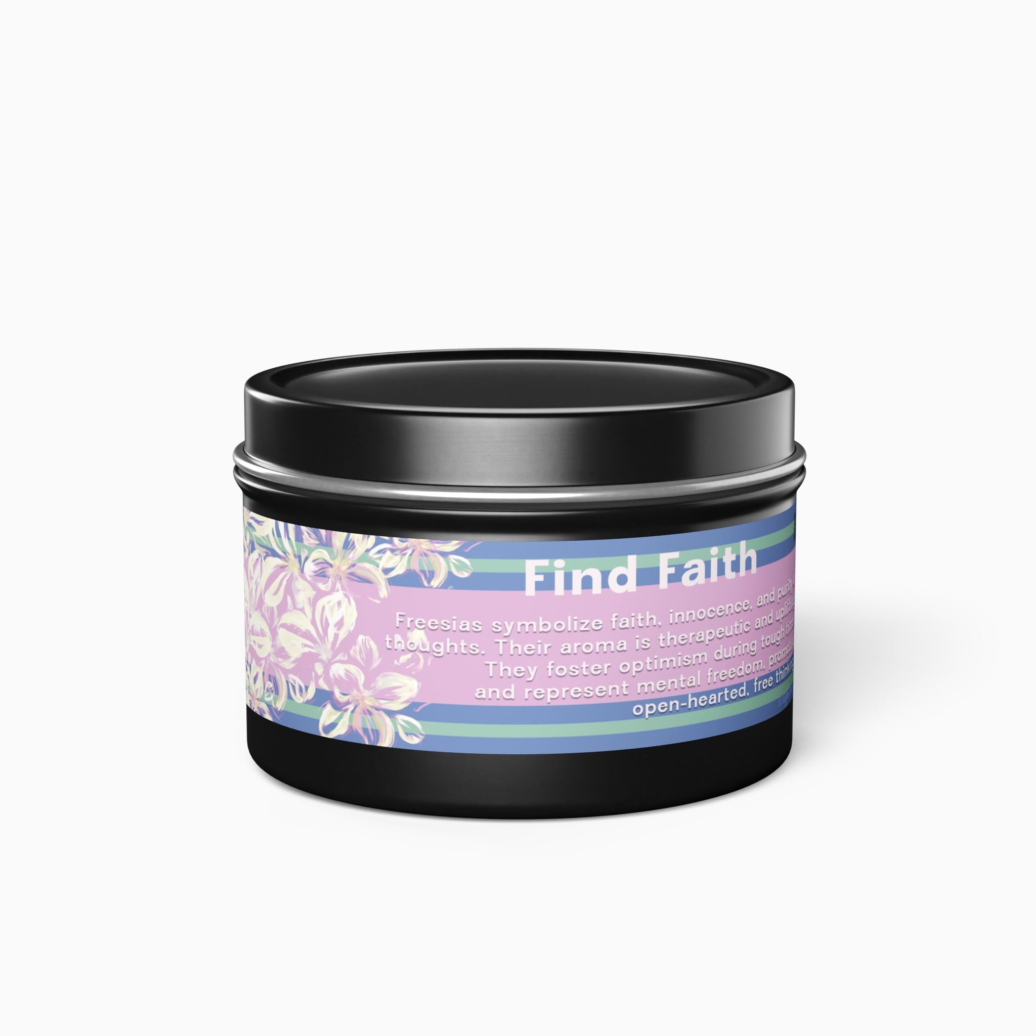 Spa Retreat Scent Tin Candle with Spiritual Meaning