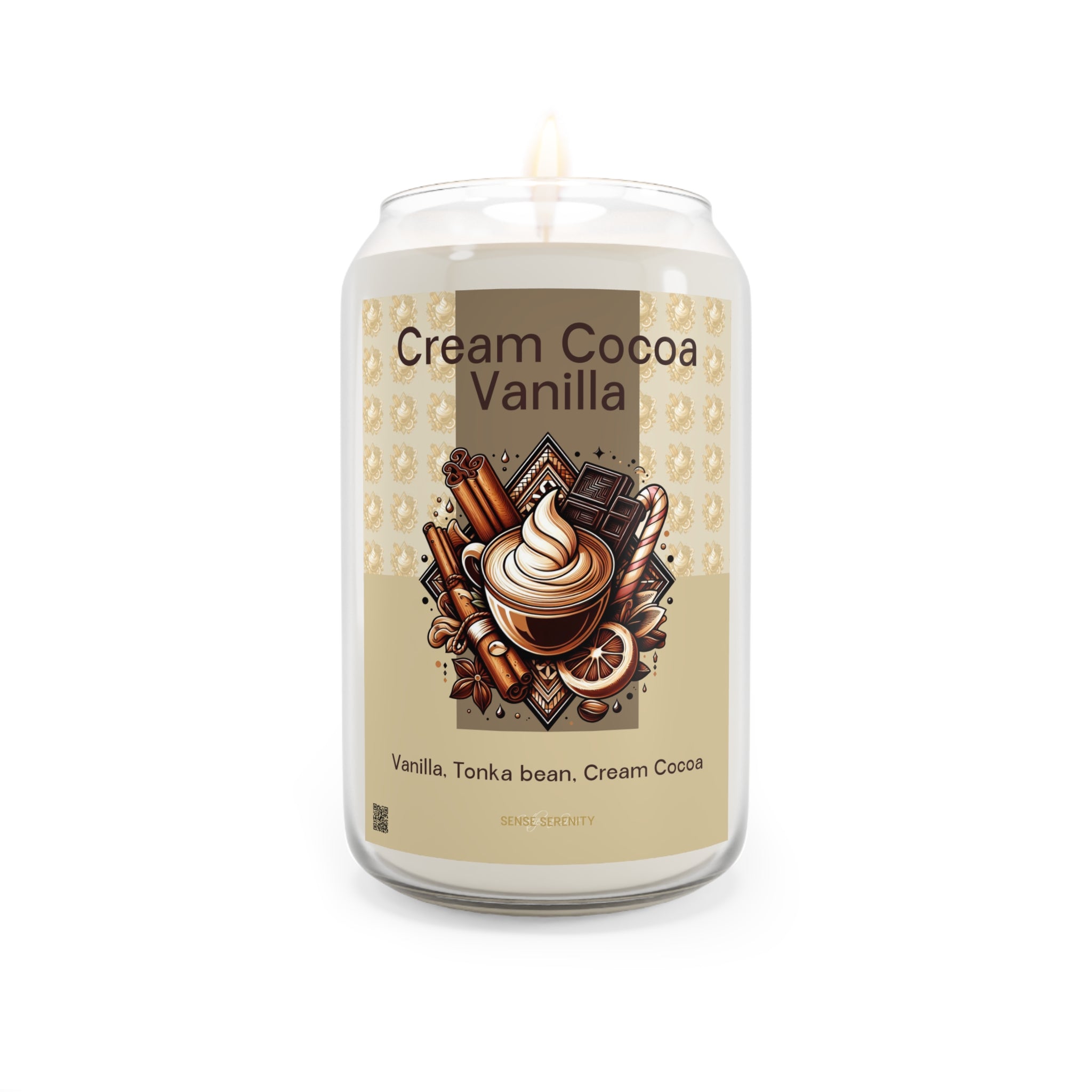 Cream Cocoa - Vanilla Scented Artsy Candles