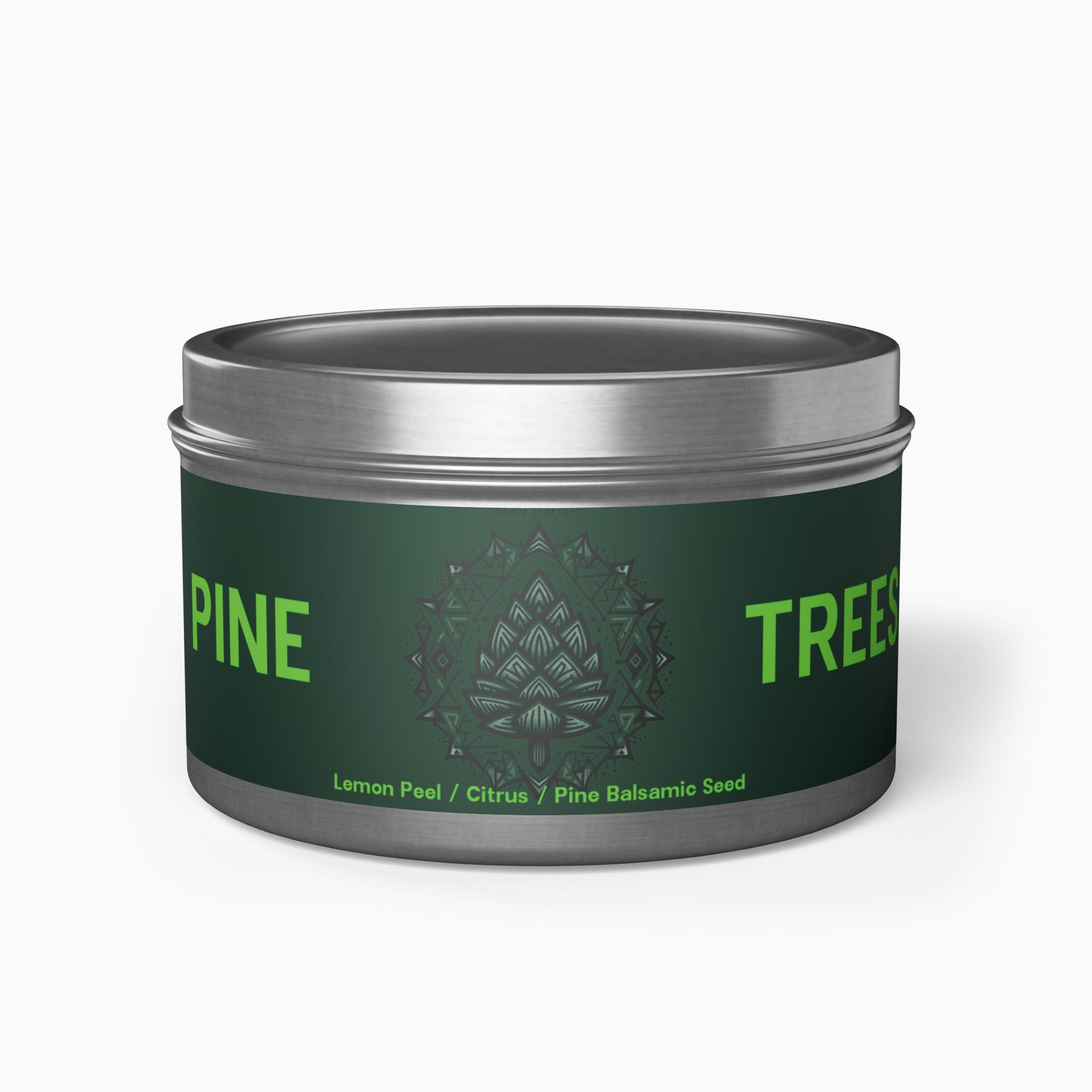 Pine Trees Tin Candles