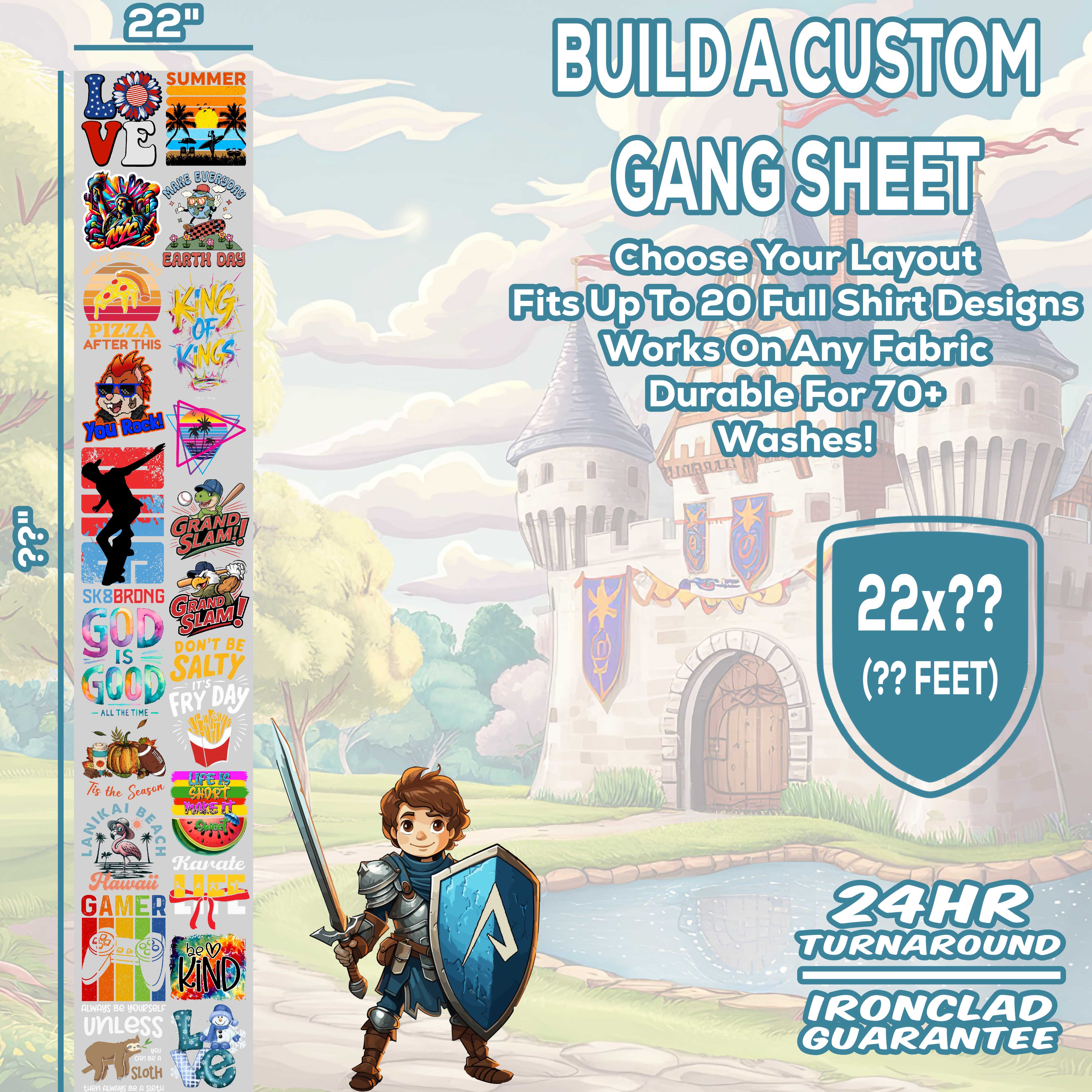 22" DTF Gang Sheet Builder