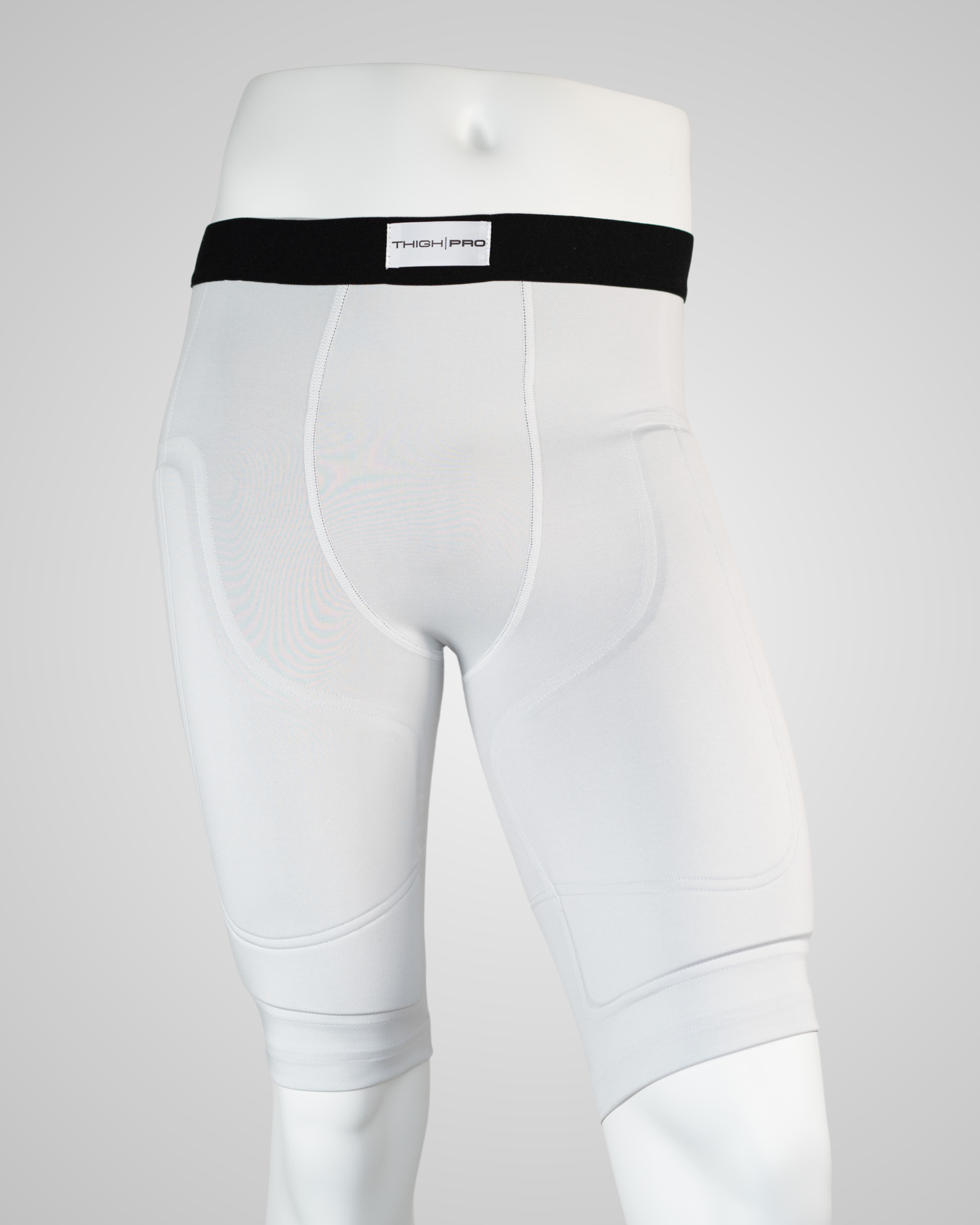 ThighPro Baseball Protective Shorts | White