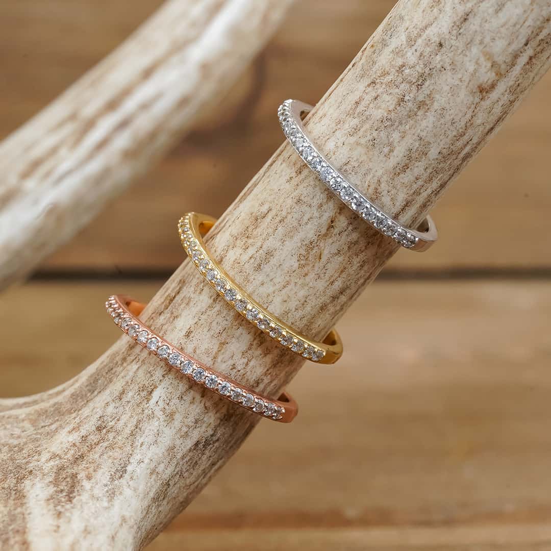 CZ Stacking Ring