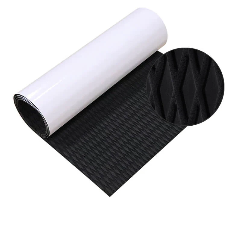 Hjdeck Self-Adhesive EVA Foam Boat Flooring Small Diamond Marine Decking Sheet Non-Slip Mat