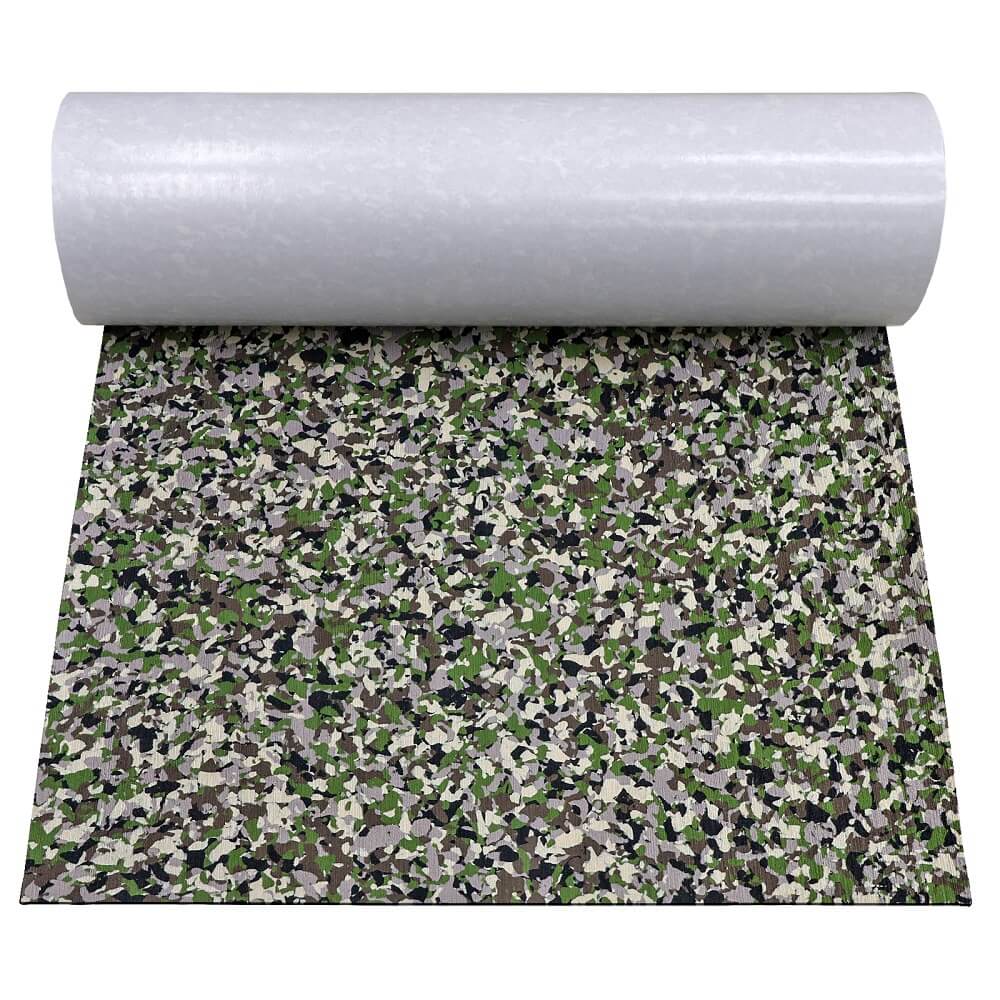 Upgrade Your Boat with Brushed Texture Camo Boat Flooring - Durable and Stylish