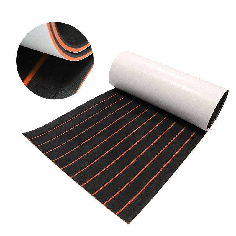 Hjdeck EVA Foam Boat Decking Faux Teak Marine Grade with Adhesive Backing for Fishing Boats Yacht Lure Kayaks RVs Swimming Pools