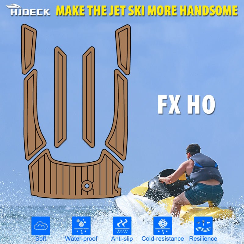 Yamaha FX HO -Custom Designed Foam Jet Ski EVA Traction Mats-CS