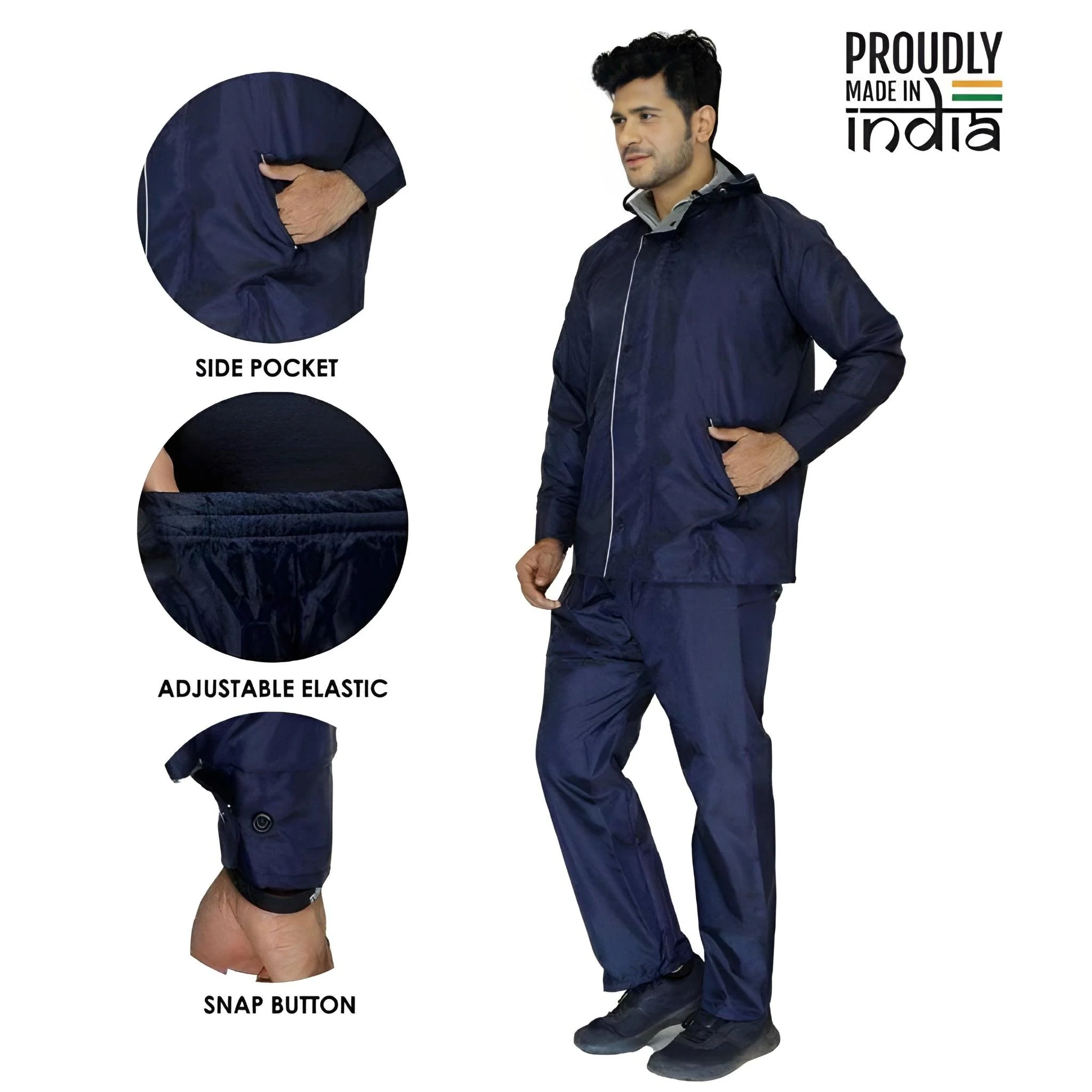 Men's Raincoat (Set With Storage Bag)