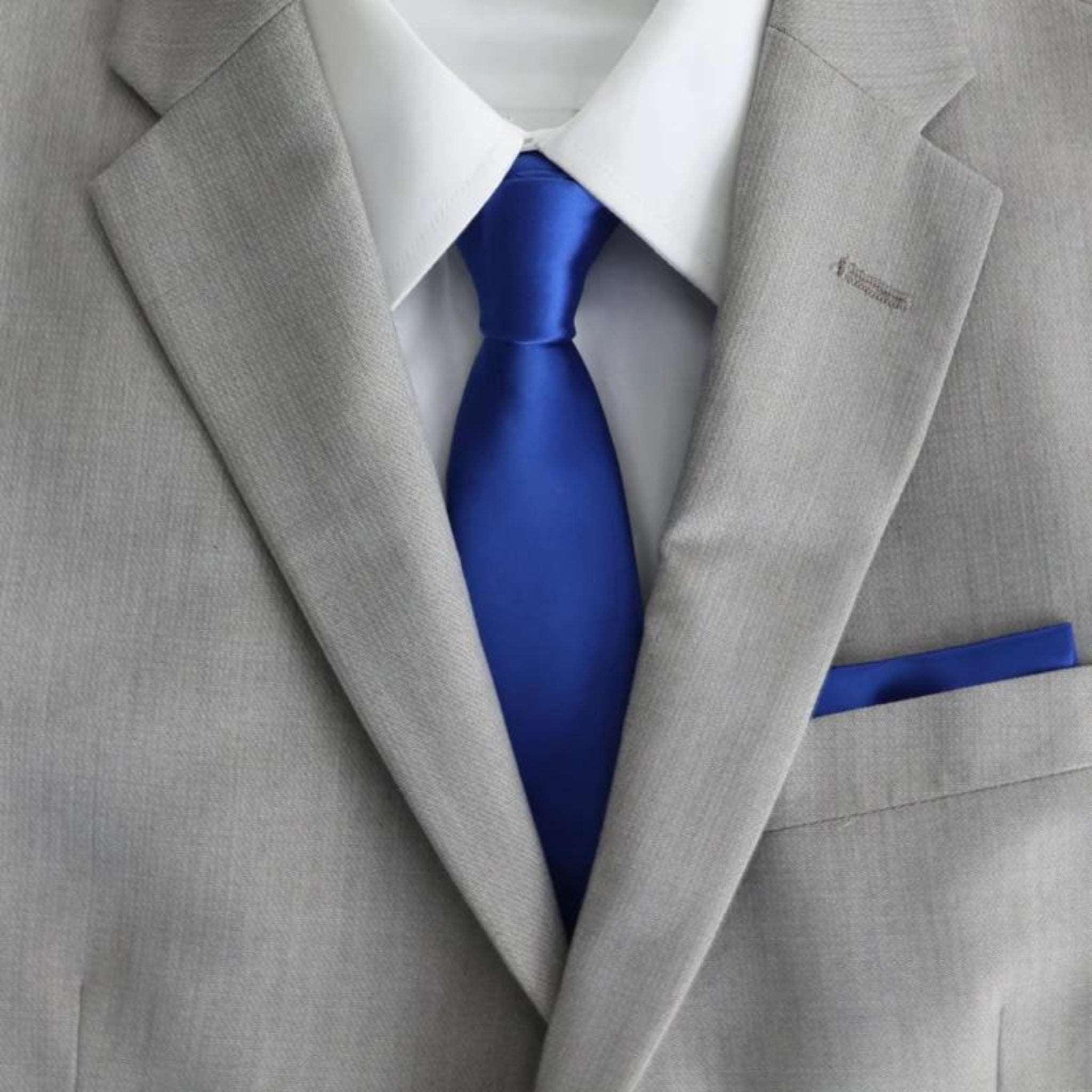 YOUTH ROBE Silk Tie (Blue)