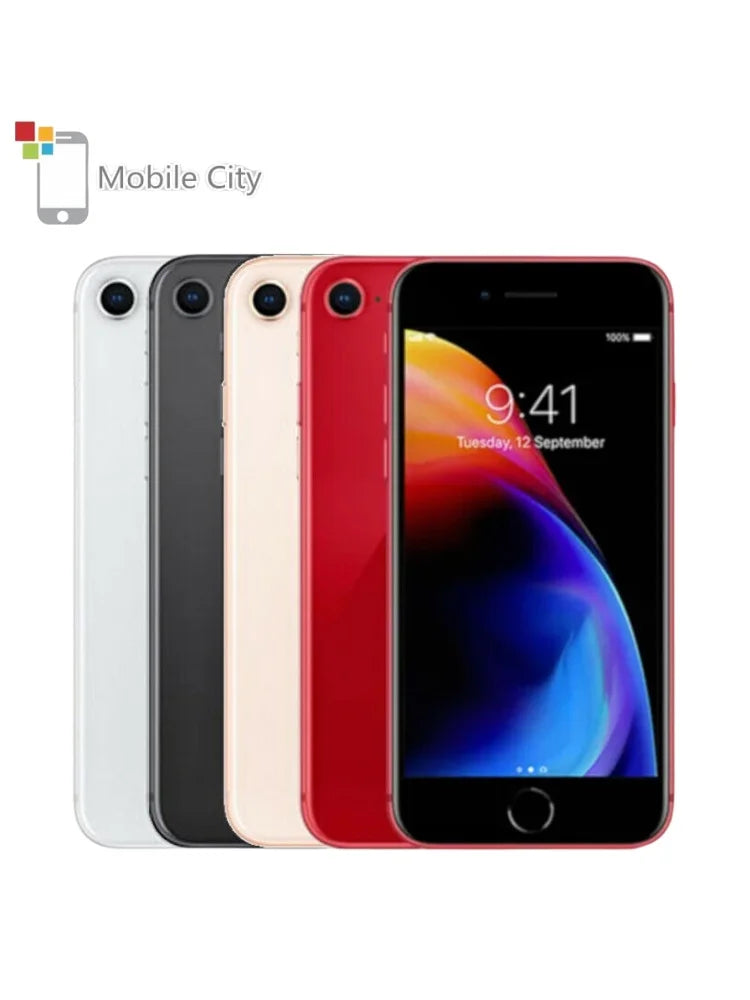 Unlocked Apple iPhone 8 4.7" Mobile Phone 2GB RAM 64GB/256GB ROM Hexa-Core IOS A11 Touch ID 4G Fingerprint Cellphone