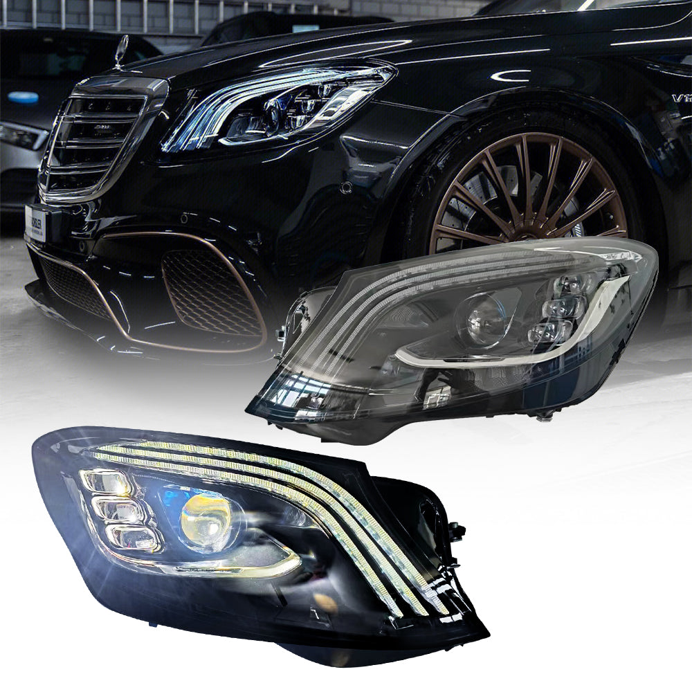 Mercedes-Benz W222 S-Class (2014-2017) LED Headlight, DRL Headlamp Assembly