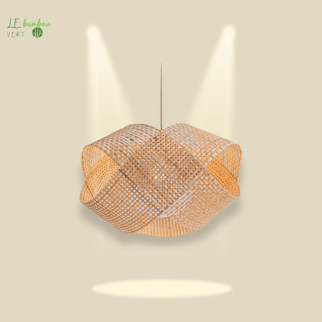 Lustre en bambou Infini