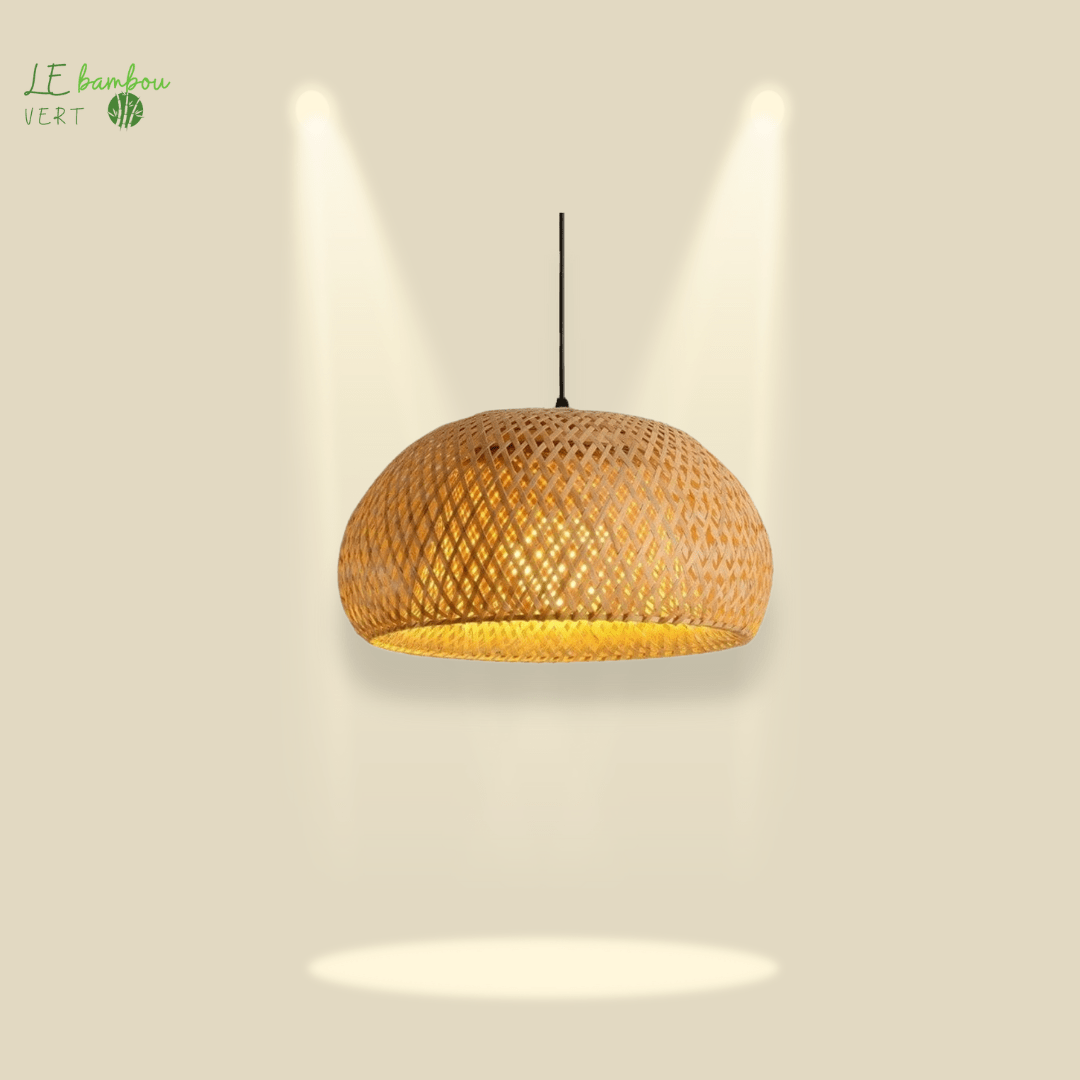Plafonnier en bambou Champignon