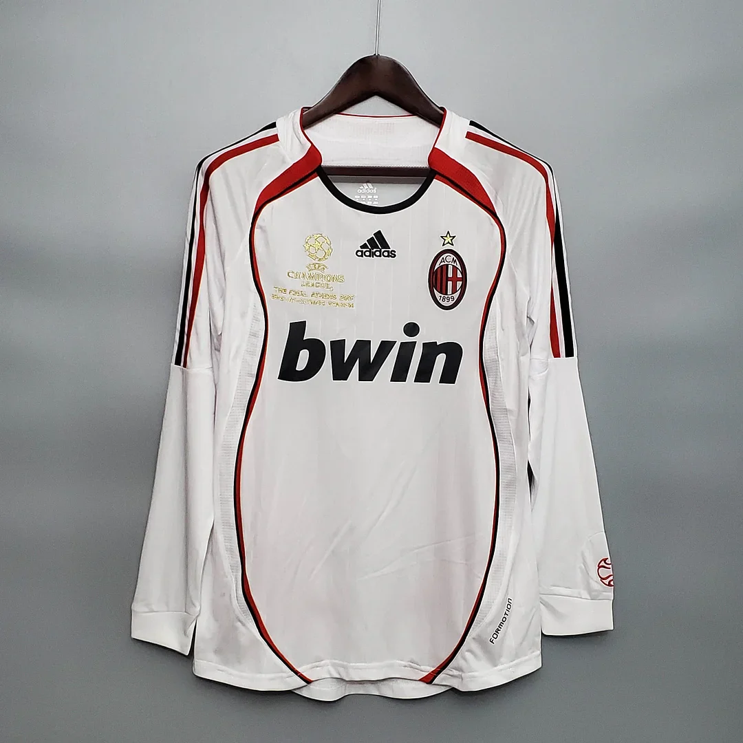 2006/07 Retro AC Milan Away Football Shirt Long Sleeve