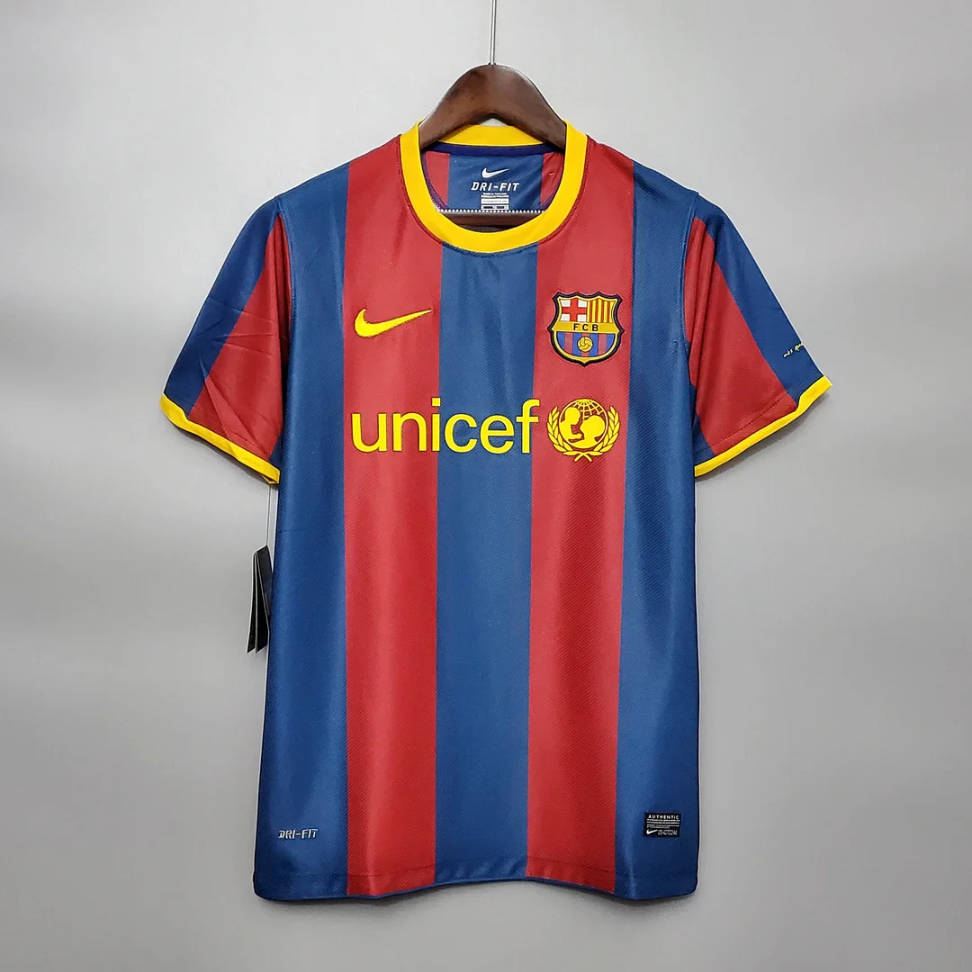 2010/11 Retro Barcelona Home Football Shirt