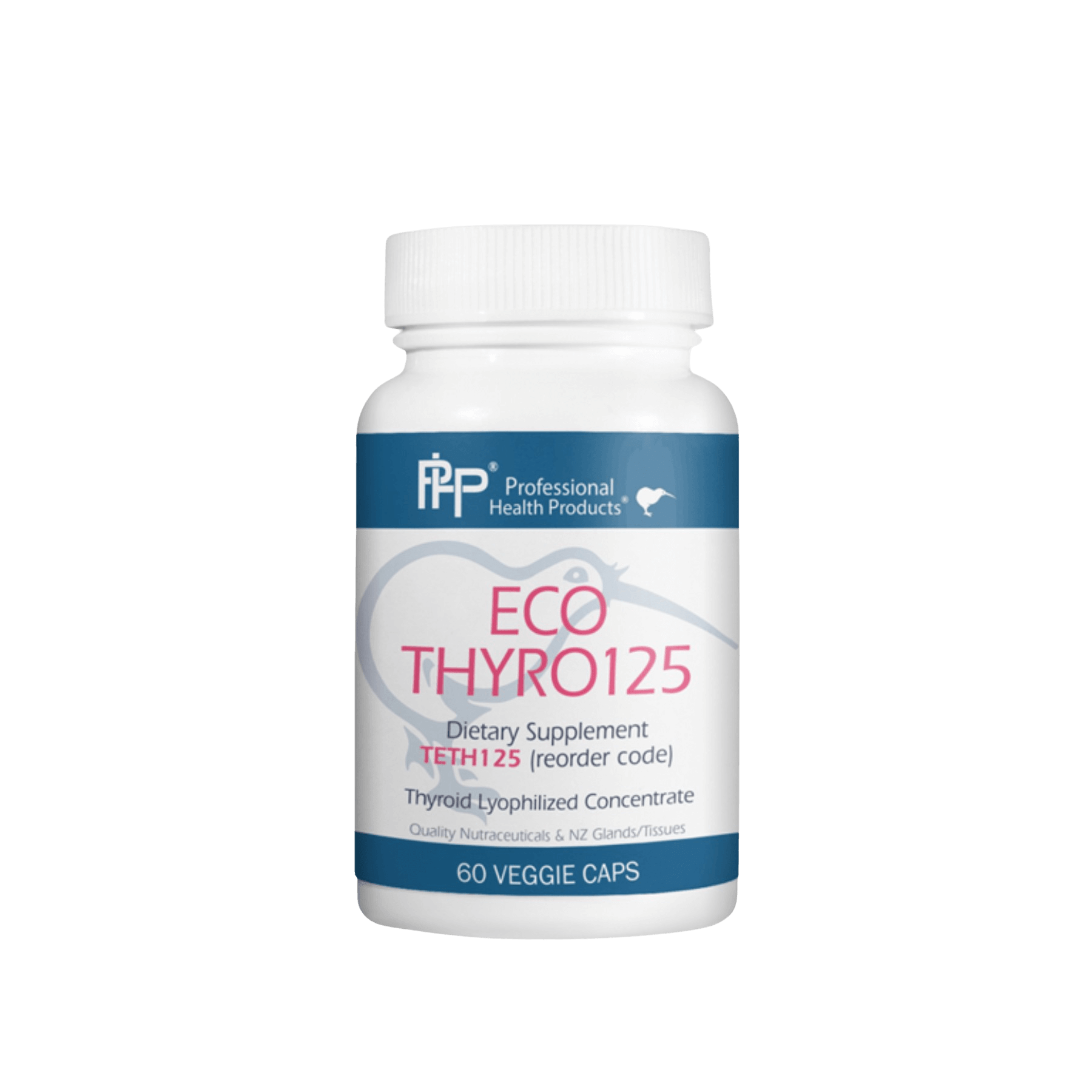 Professional Health Products Eco Thyro 125 Capsules