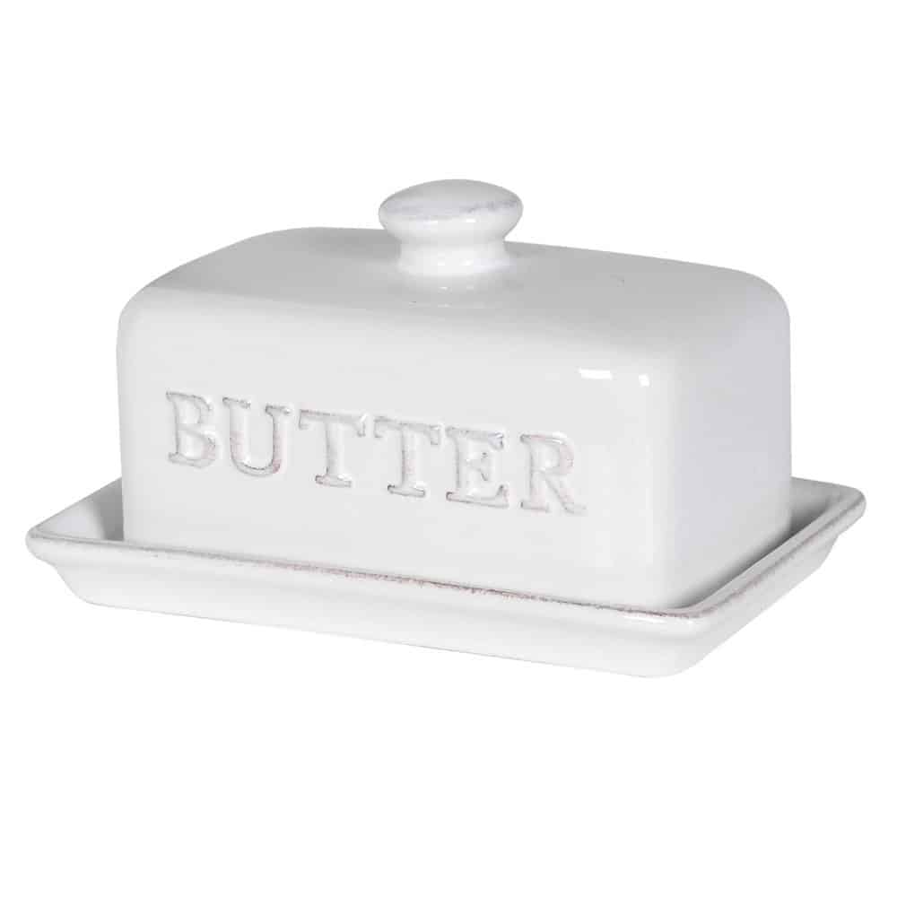 St Ives Embossed Butter Dish