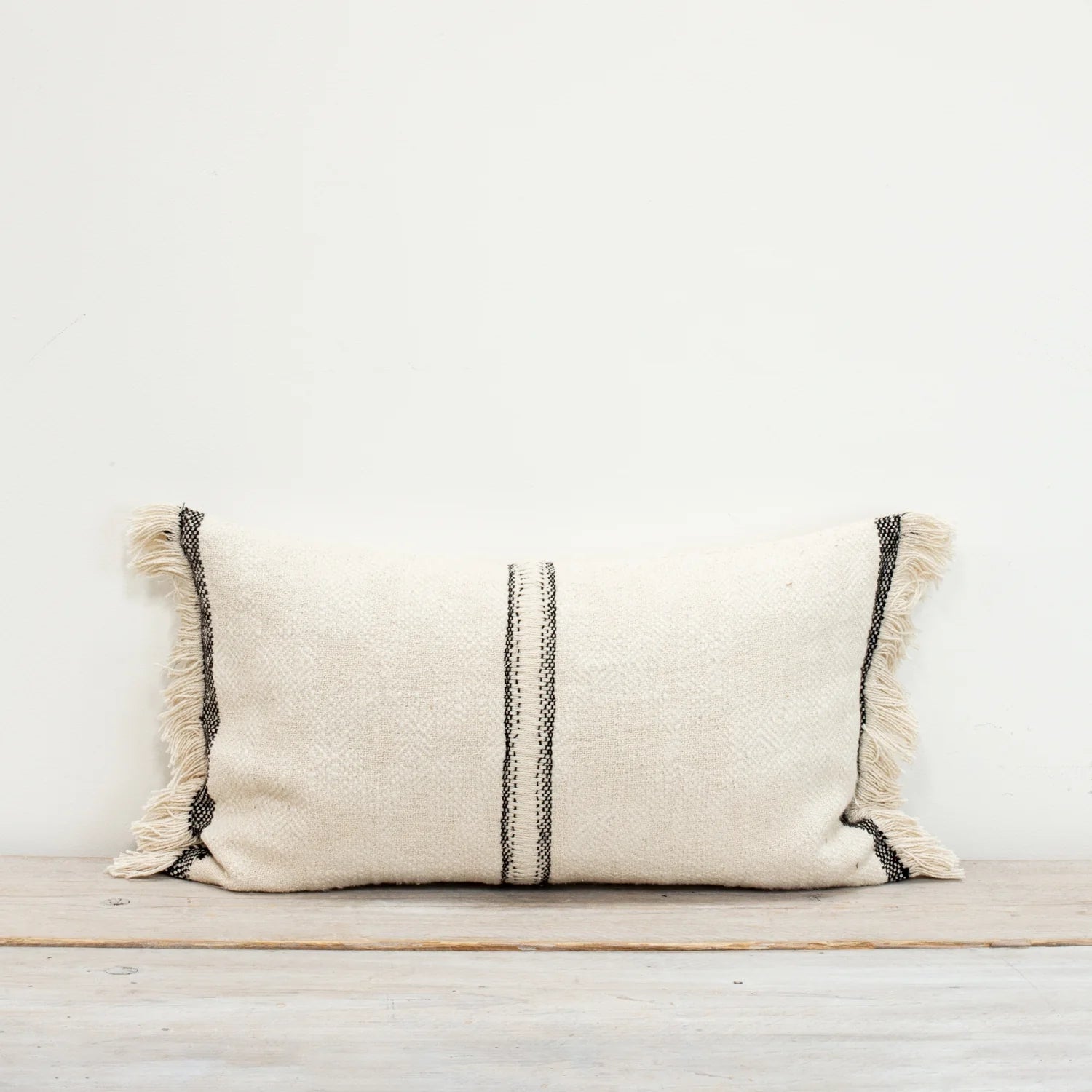 Andas Striped Cotton Cushion