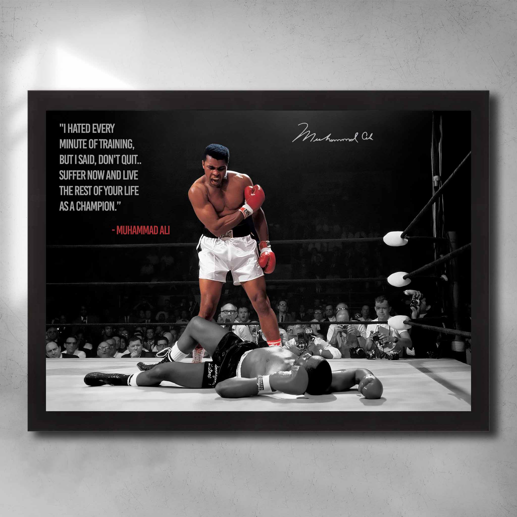 Muhammad Ali Motivational Art