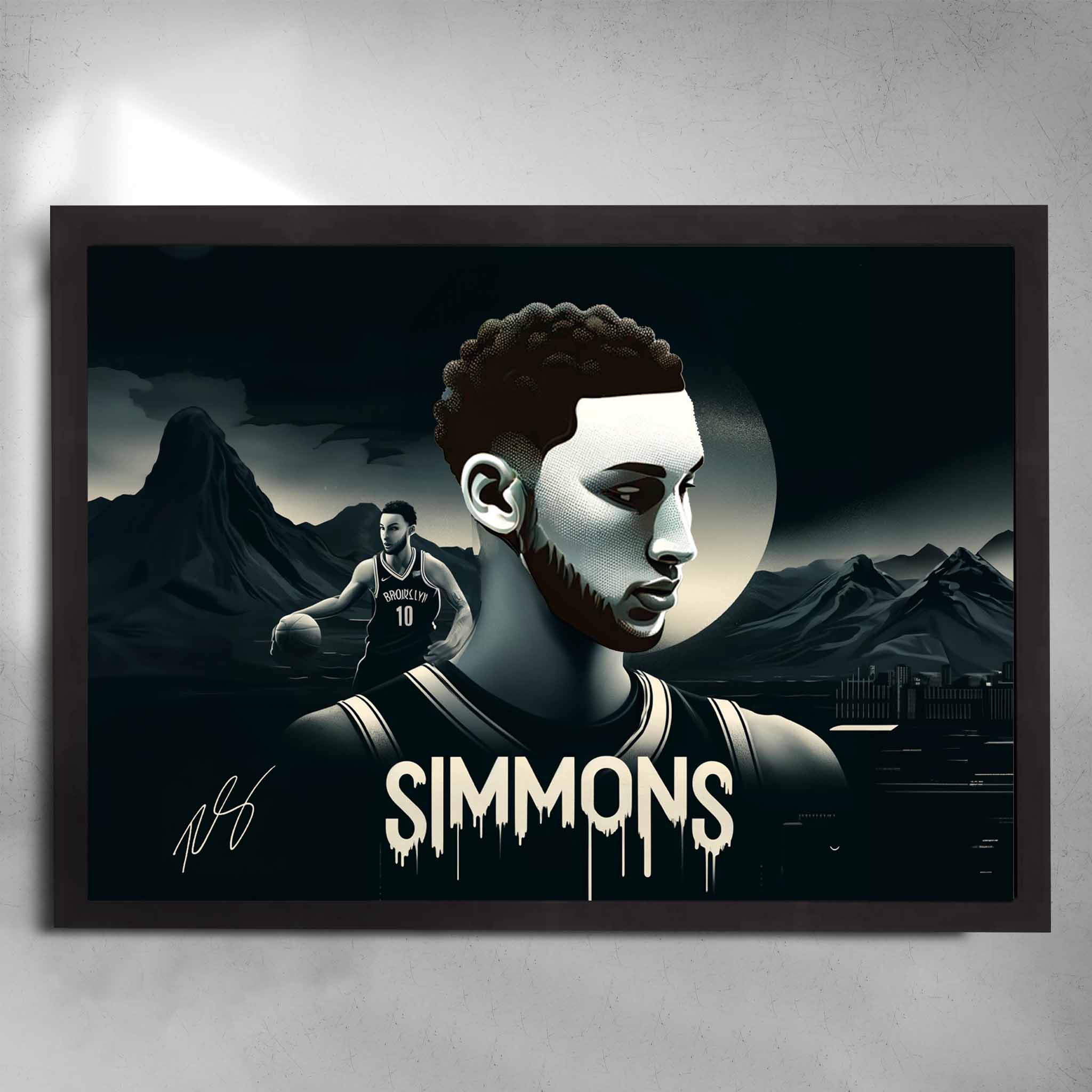 Ben Simmons Nets Art