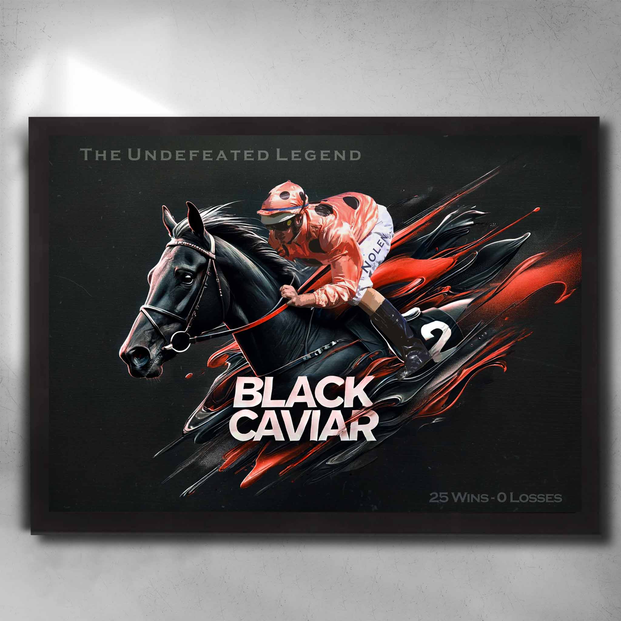 Black Caviar Undefeated Legend Art