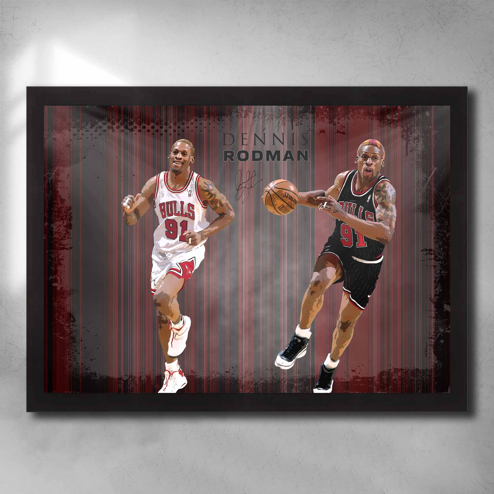 Dennis Rodman Bulls Art