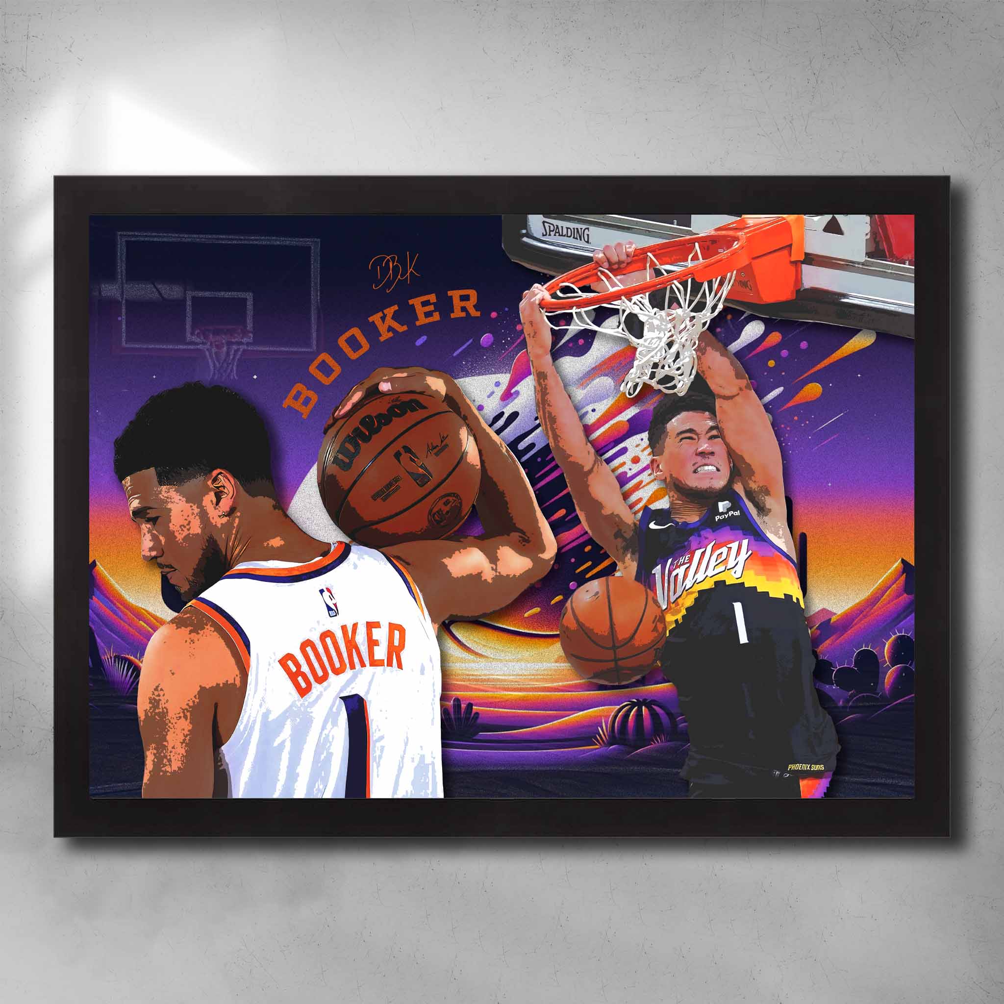 Devin Booker Suns Art