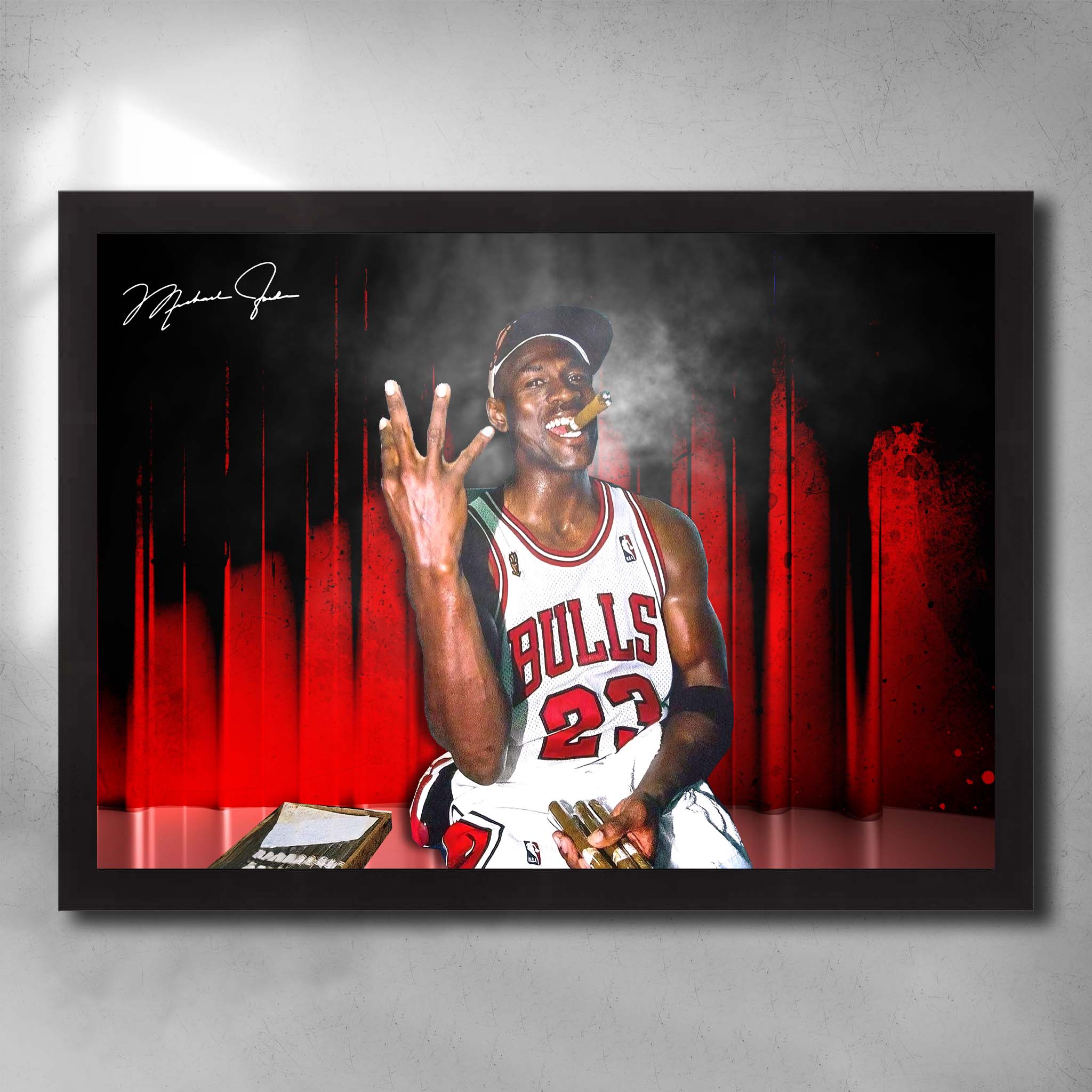 Michael Jordan Cigar Art