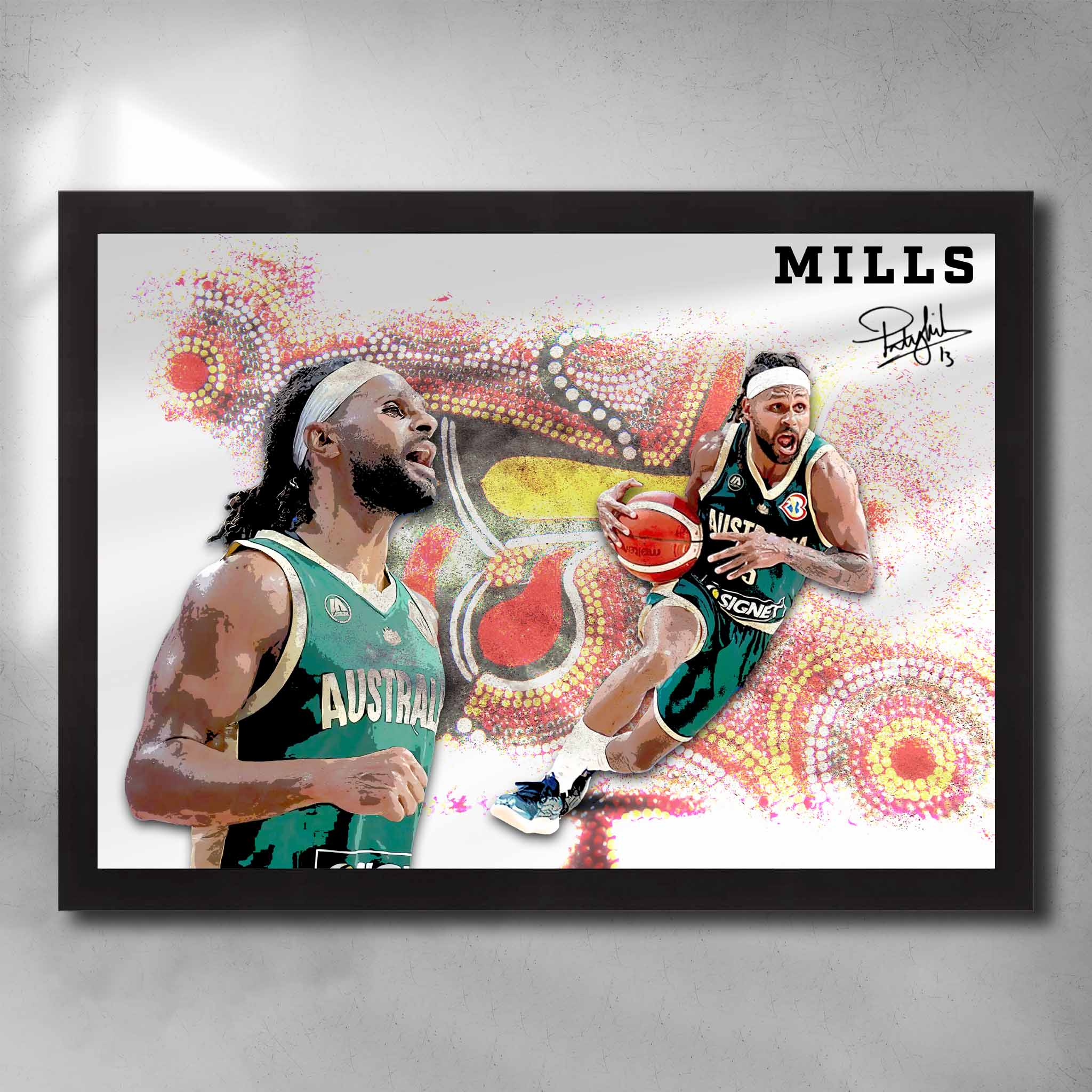 Patty Mills Boomers Art